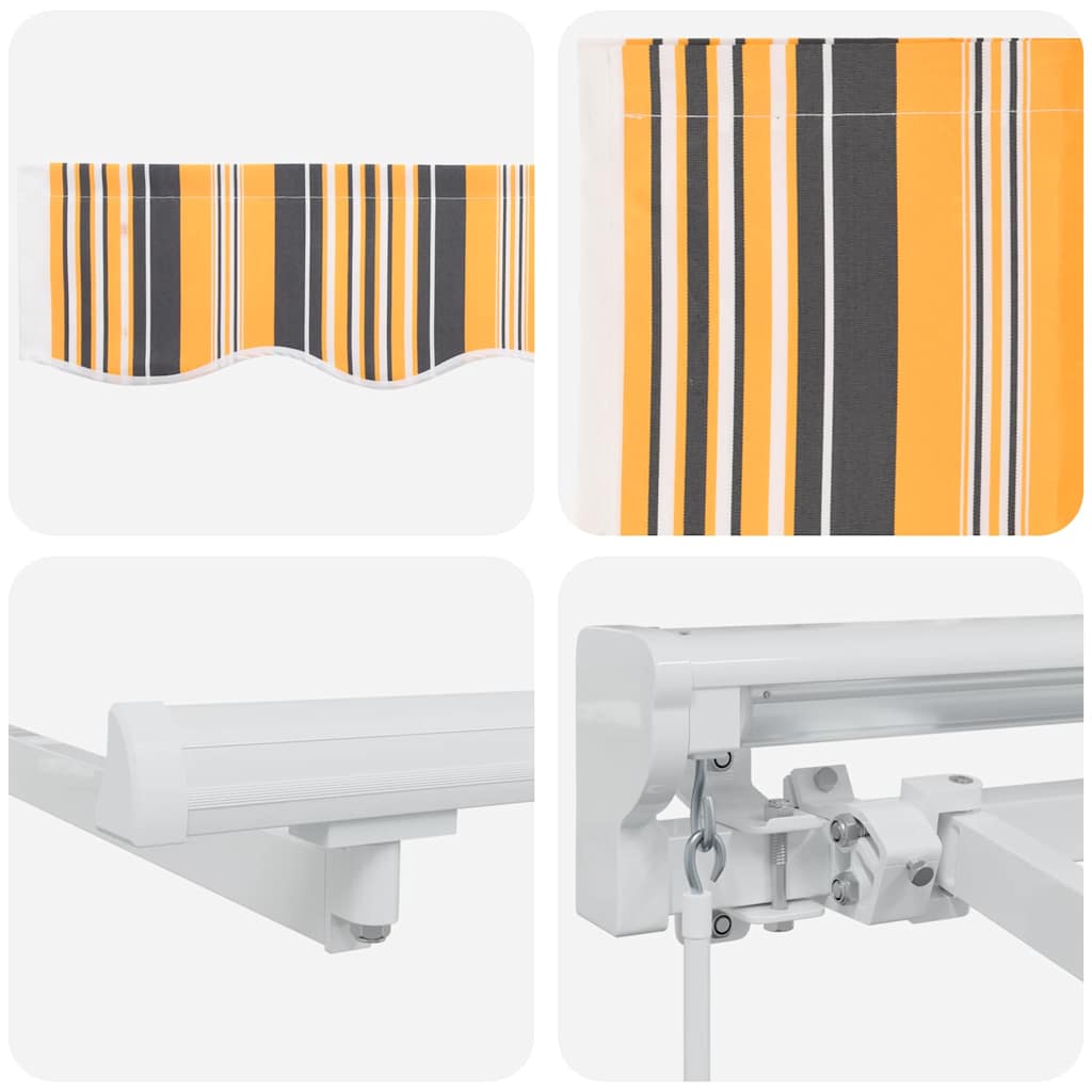 Struttura della tenda Giallo e Grigio 300 x 200 cm
