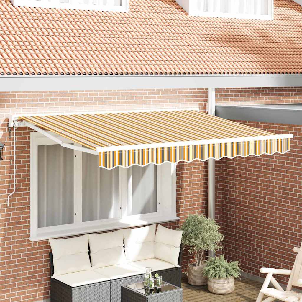 Struttura della tenda Giallo e Grigio 300 x 200 cm