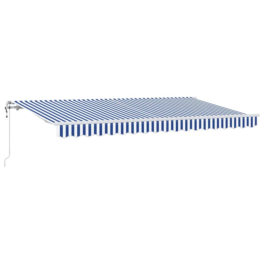 Tenda retrattile Blu 350 x 200 cm Tessuto