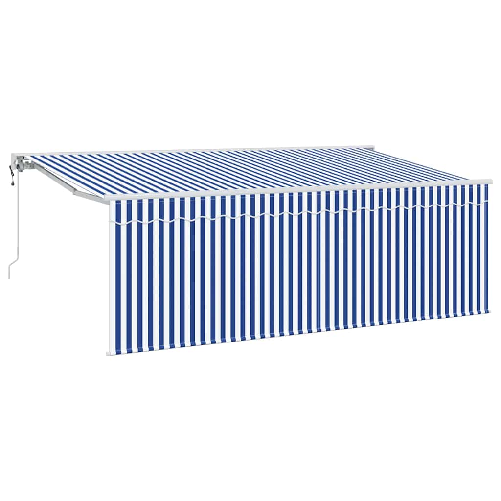 Tenda retrattile Blu 350 x 200 cm Tessuto