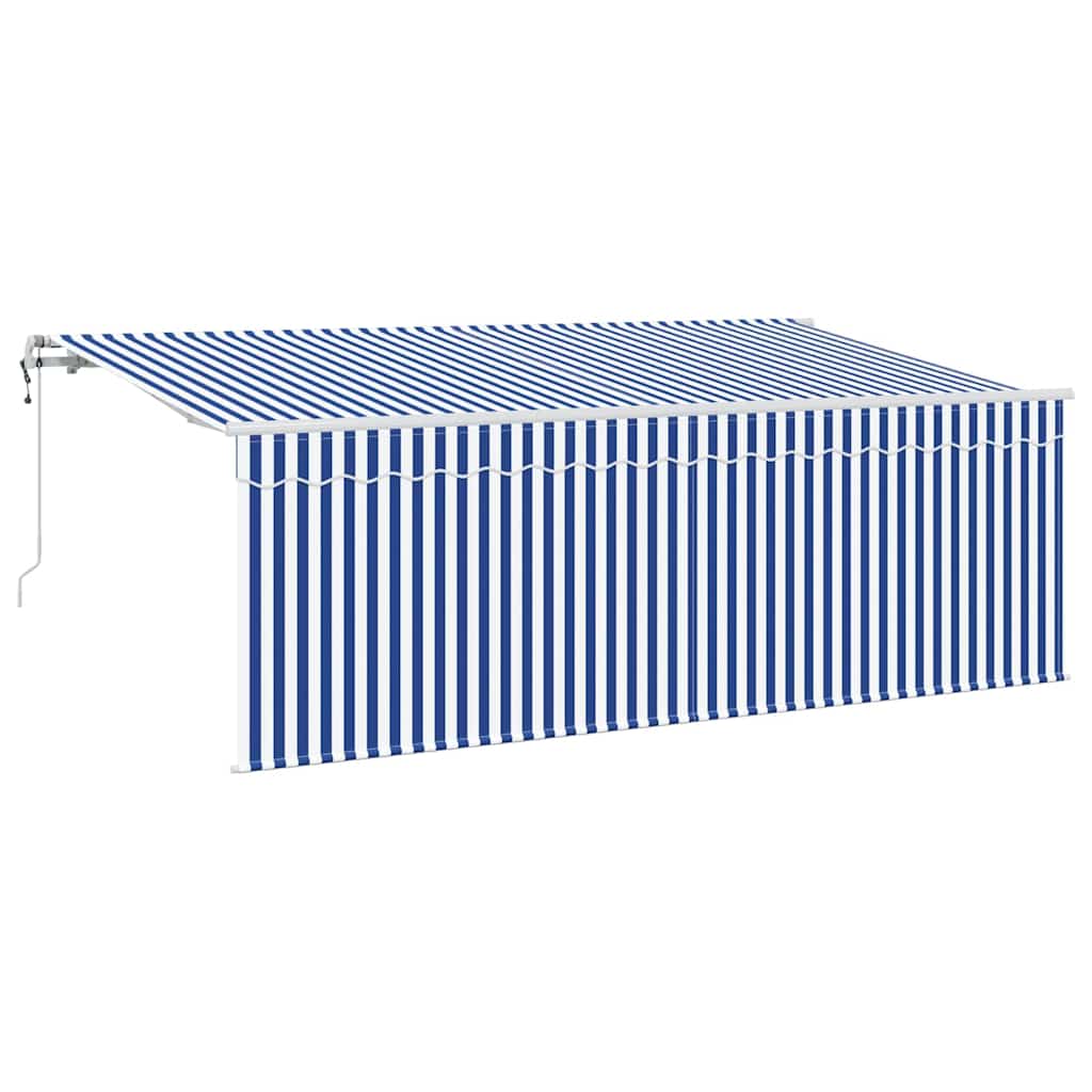 Tenda retrattile Blu 350 x 200 cm Tessuto