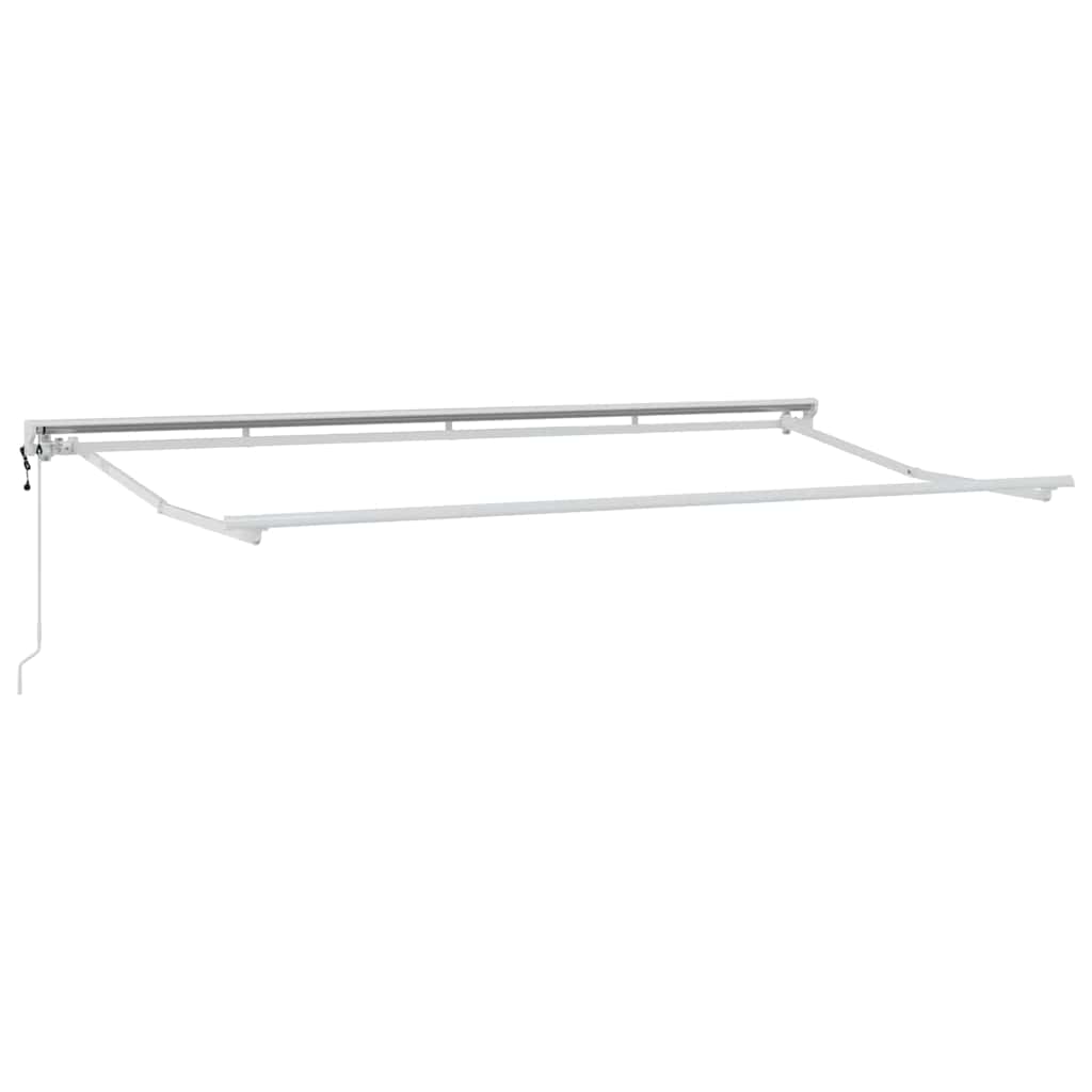 Tenda retrattile Crema 350 x 200 cm Poliestere e Alluminio