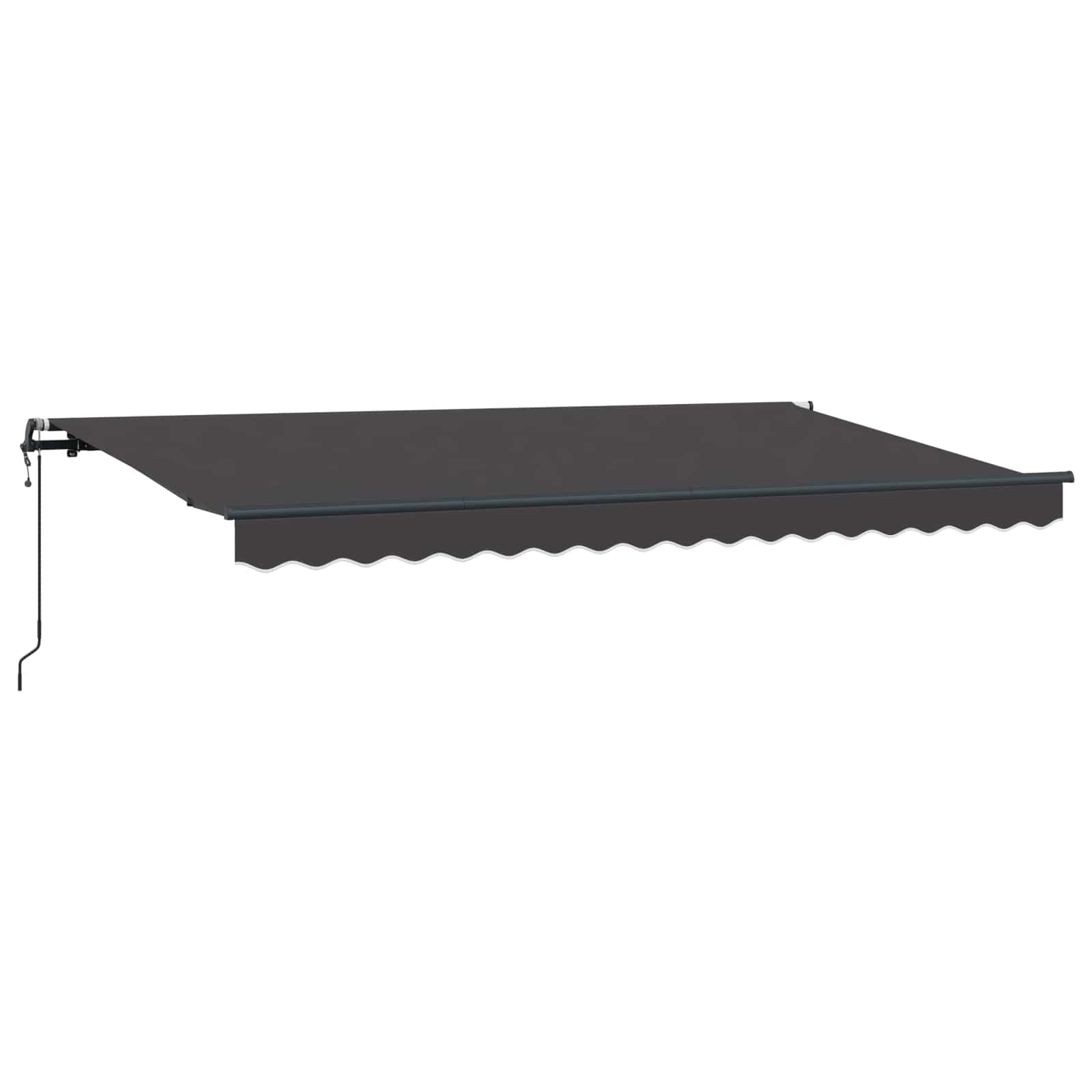 Tenda retrattile Antracite 350 x 200 cm Tessuto