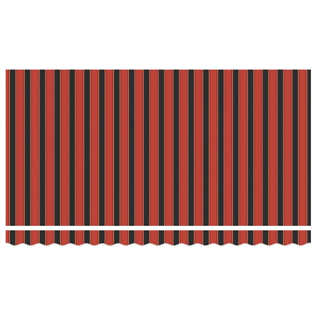 Struttura della tenda Arancione e Nero 350 x 200 cm