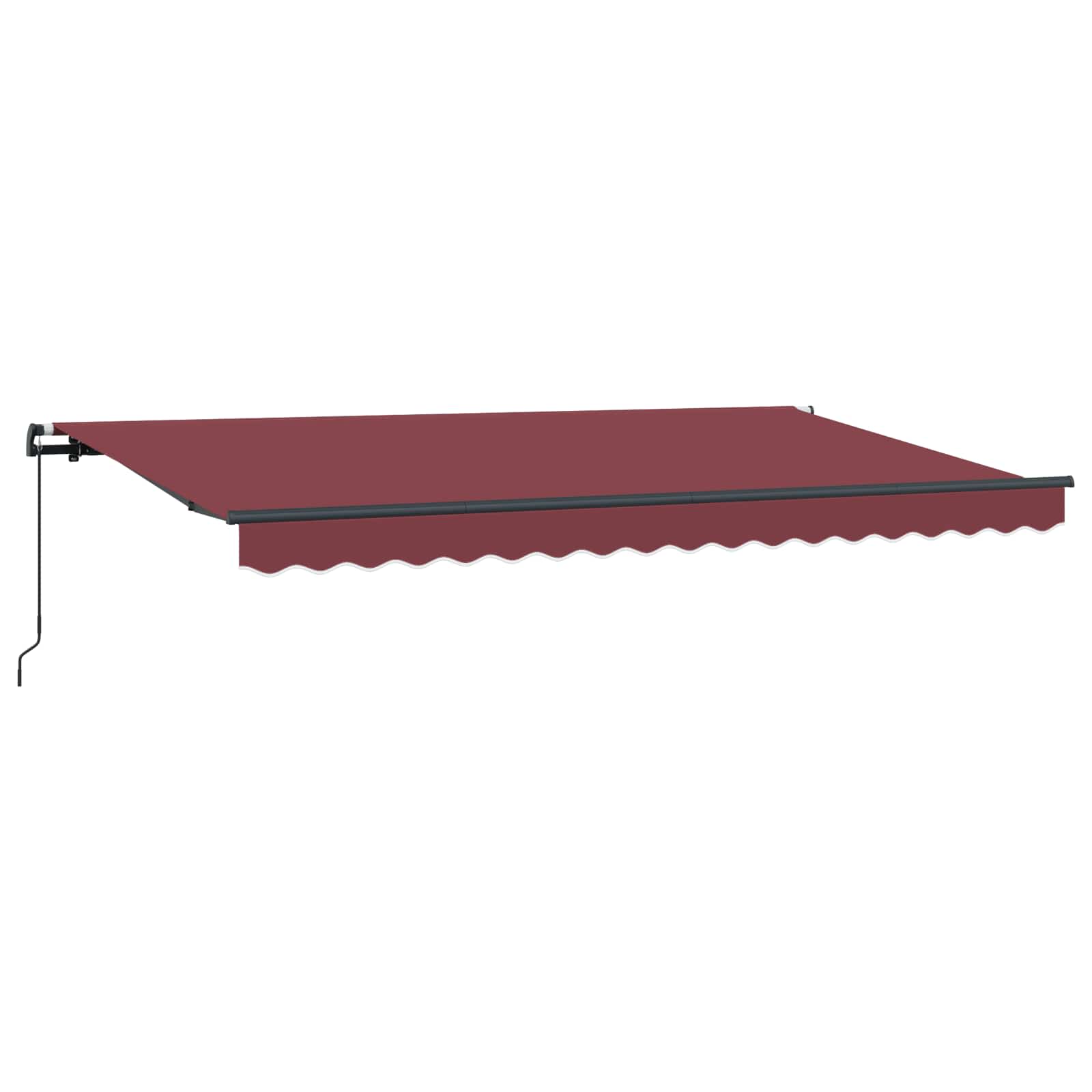 Tenda retrattile Borgogna 350 x 200 cm Tessuto