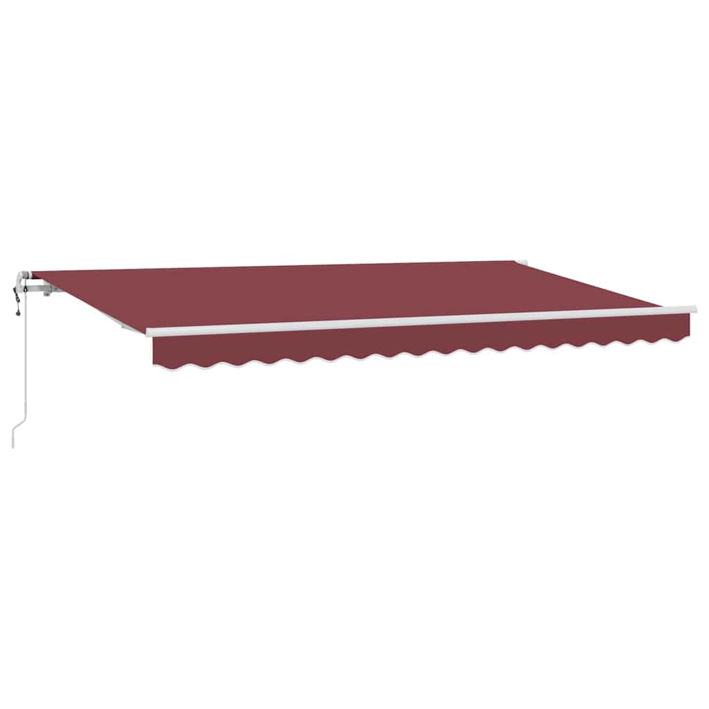Tenda retrattile Borgogna 350 x 200 cm Tessuto