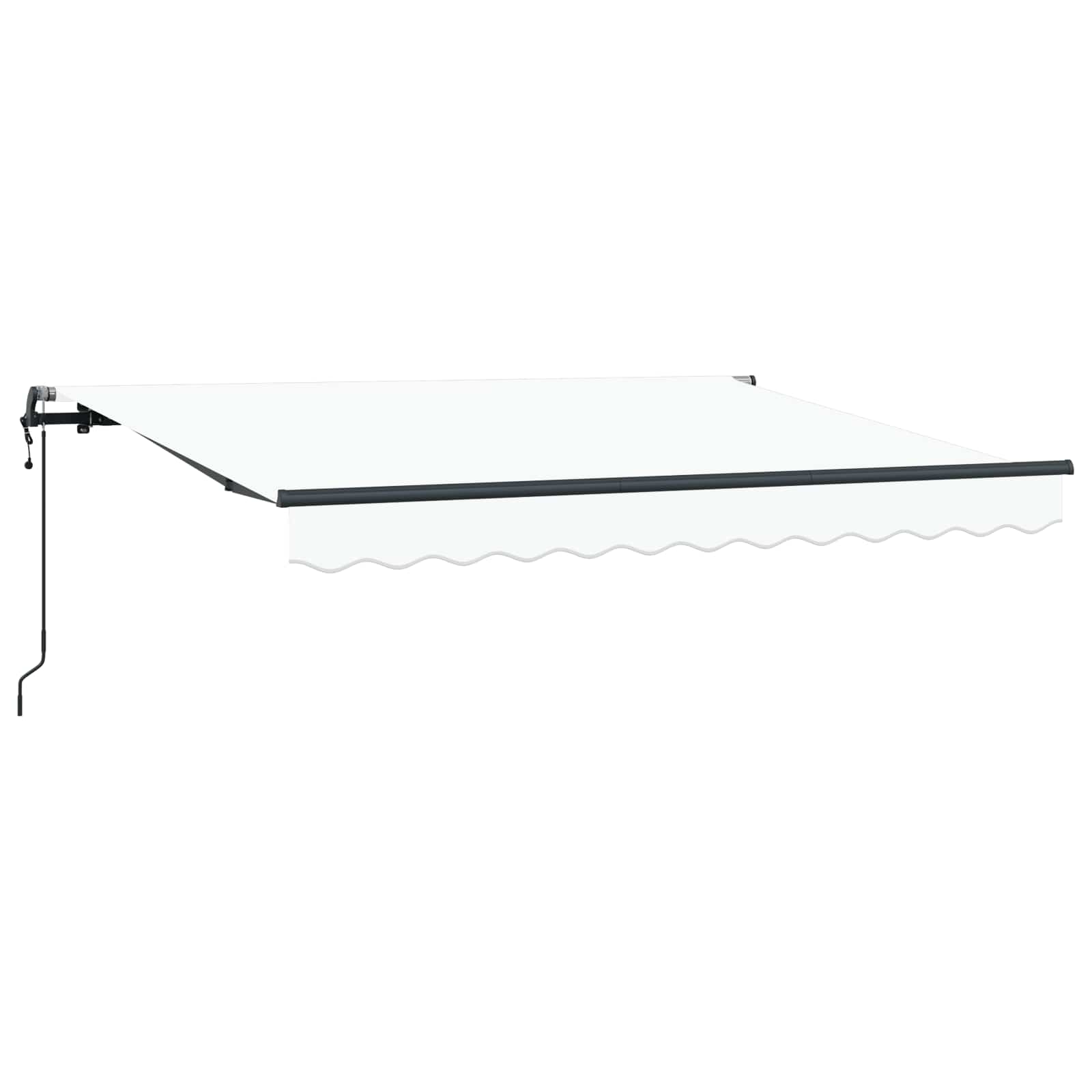 Tenda retrattile Bianco 350 x 200 cm Tessuto
