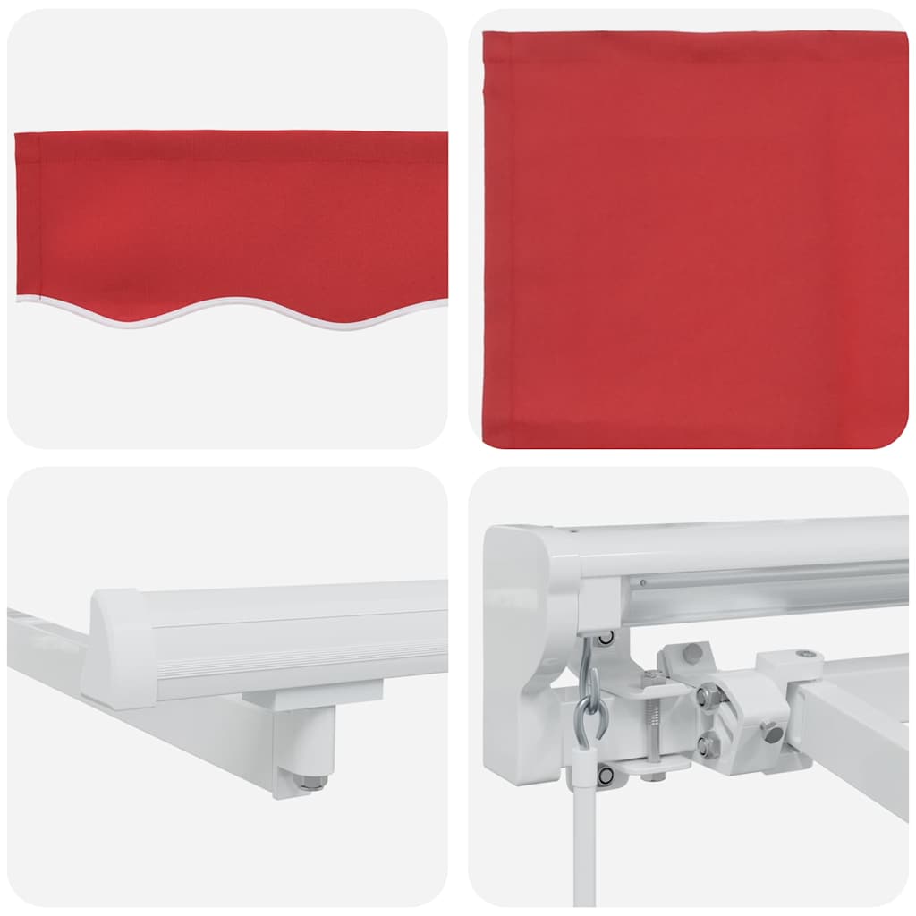 Struttura della tenda Rosso 350 x 200 cm