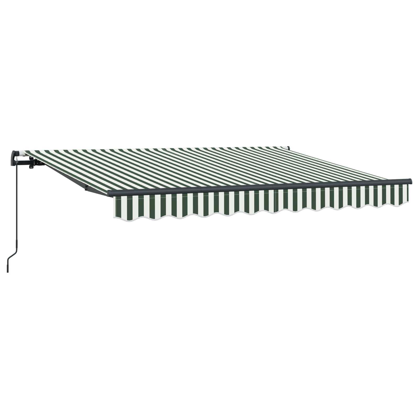 Tenda retrattile Verde 350 x 200 cm Tessuto