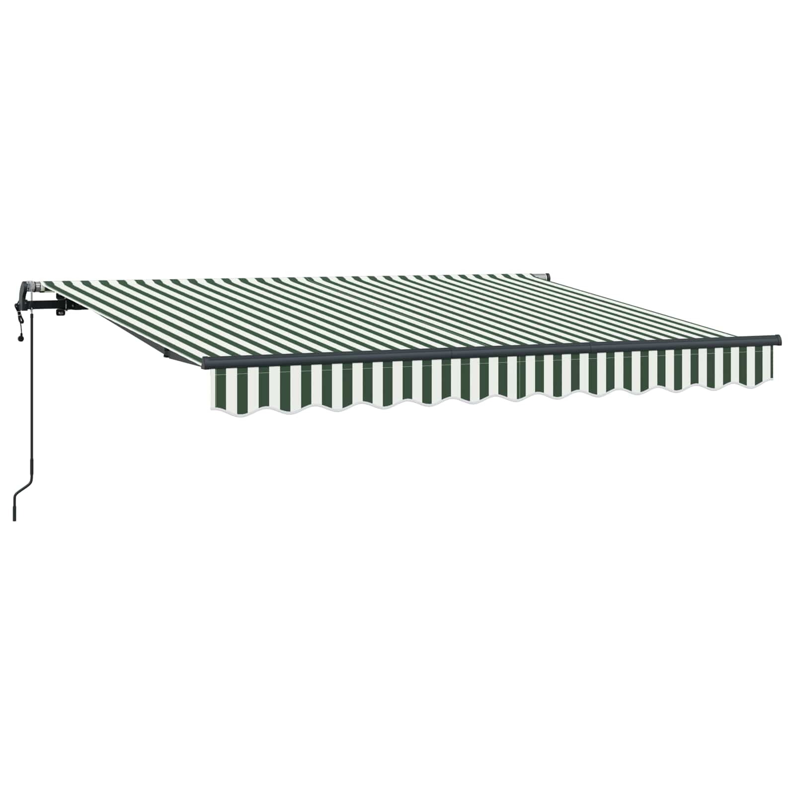 Tenda retrattile Verde 350 x 200 cm Tessuto