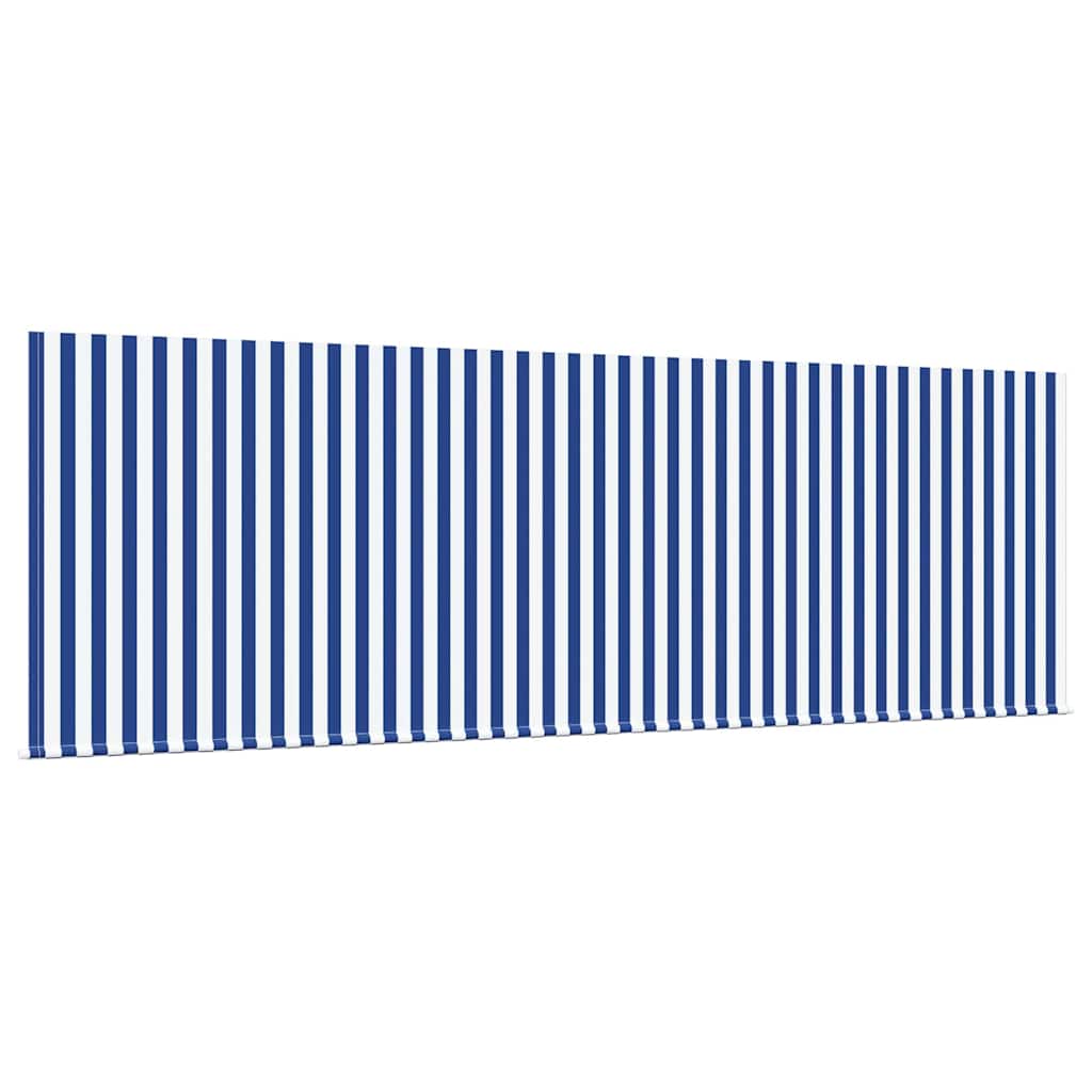 Tenda retrattile Blu e Bianco 400 x 200 cm