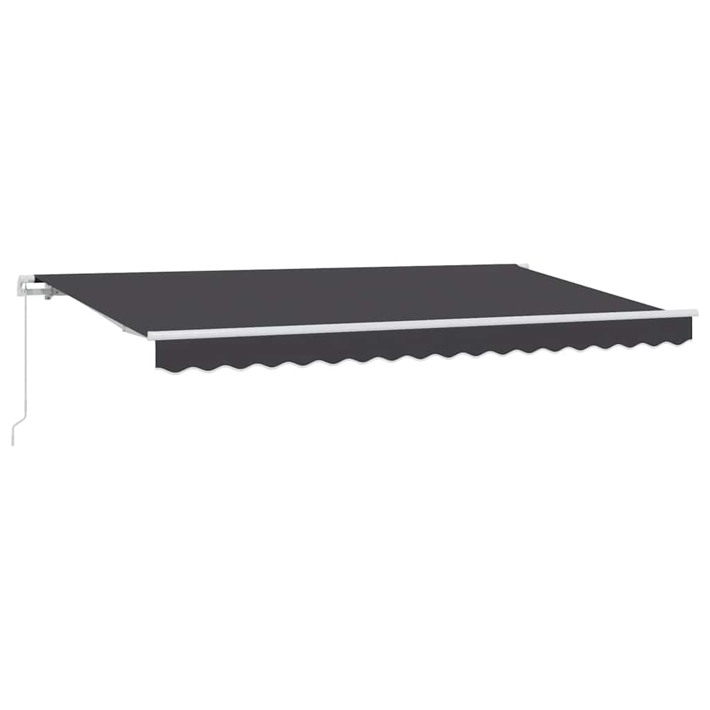 Tenda retrattile Antracite 400 x 200 cm Tessuto