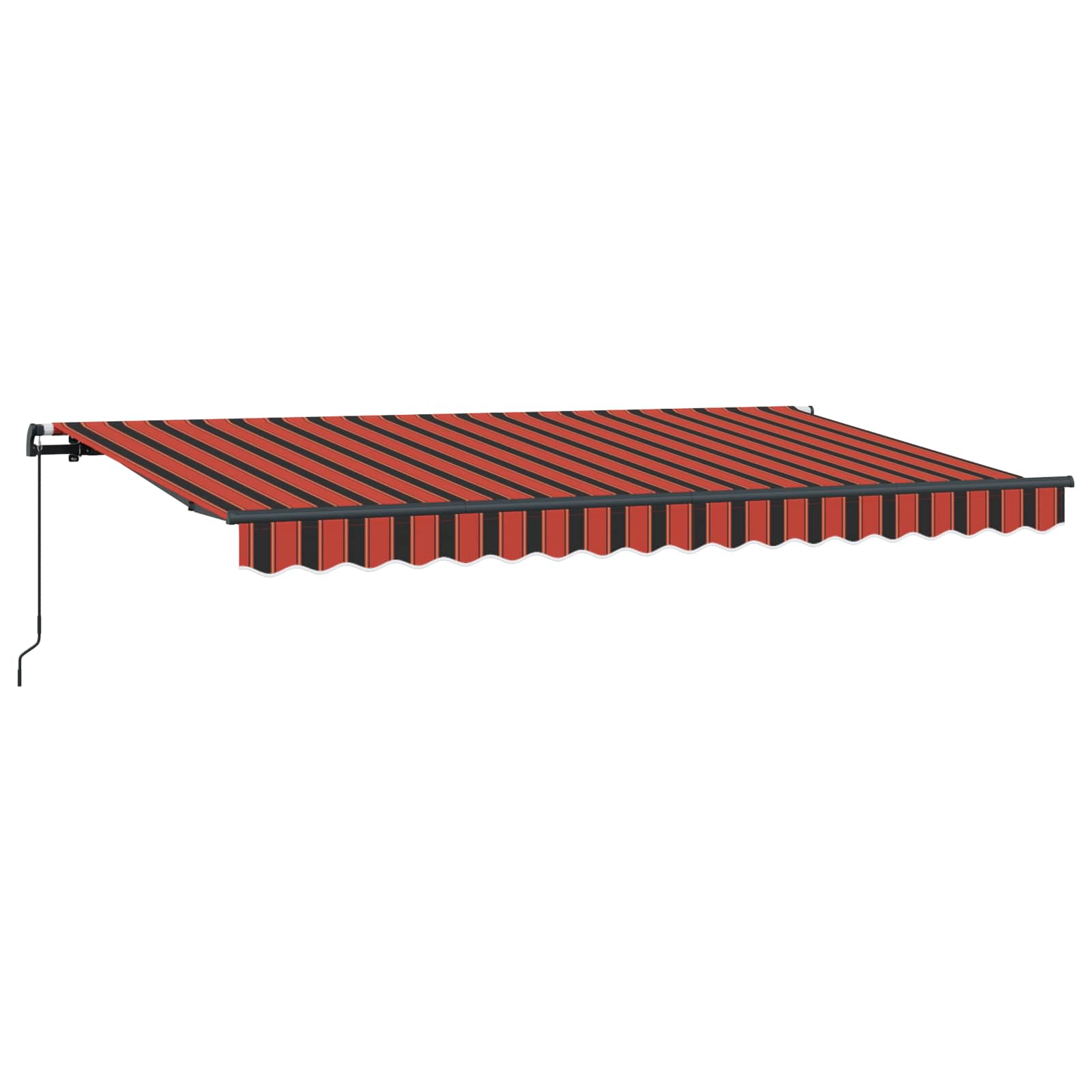 Tenda retrattile Arancione 400 x 200 cm Tessuto