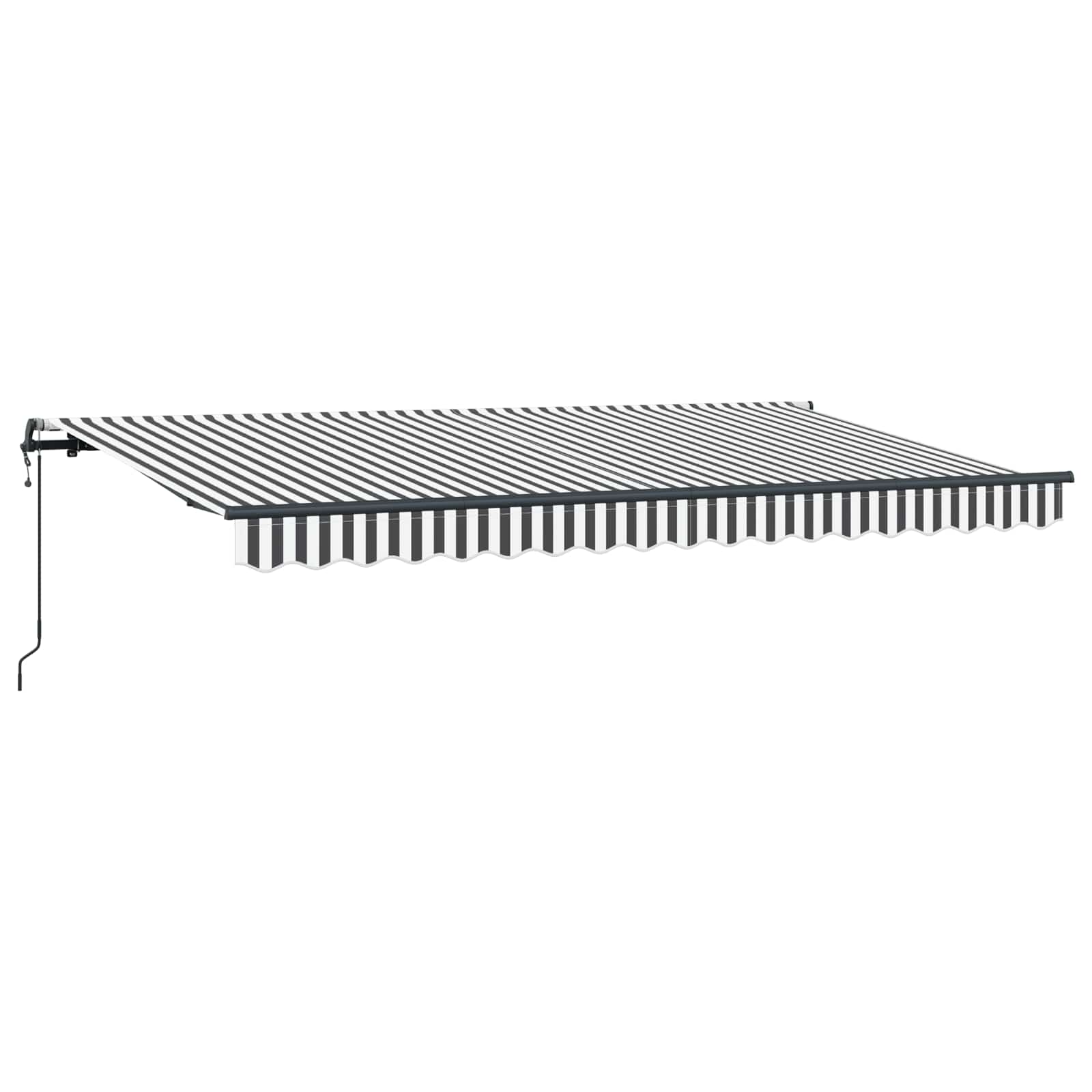 Tenda retrattile Antracite 400 x 200 cm Tessuto