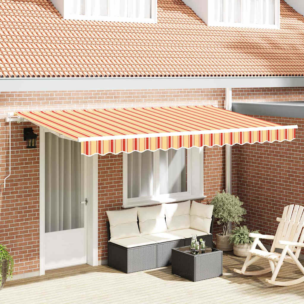 Tenda retrattile Giallo 400 x 200 cm Tessuto