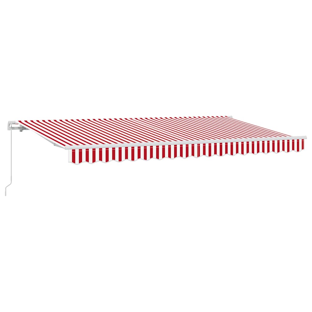 Tenda retrattile Rosso 400 x 200 cm Tessuto