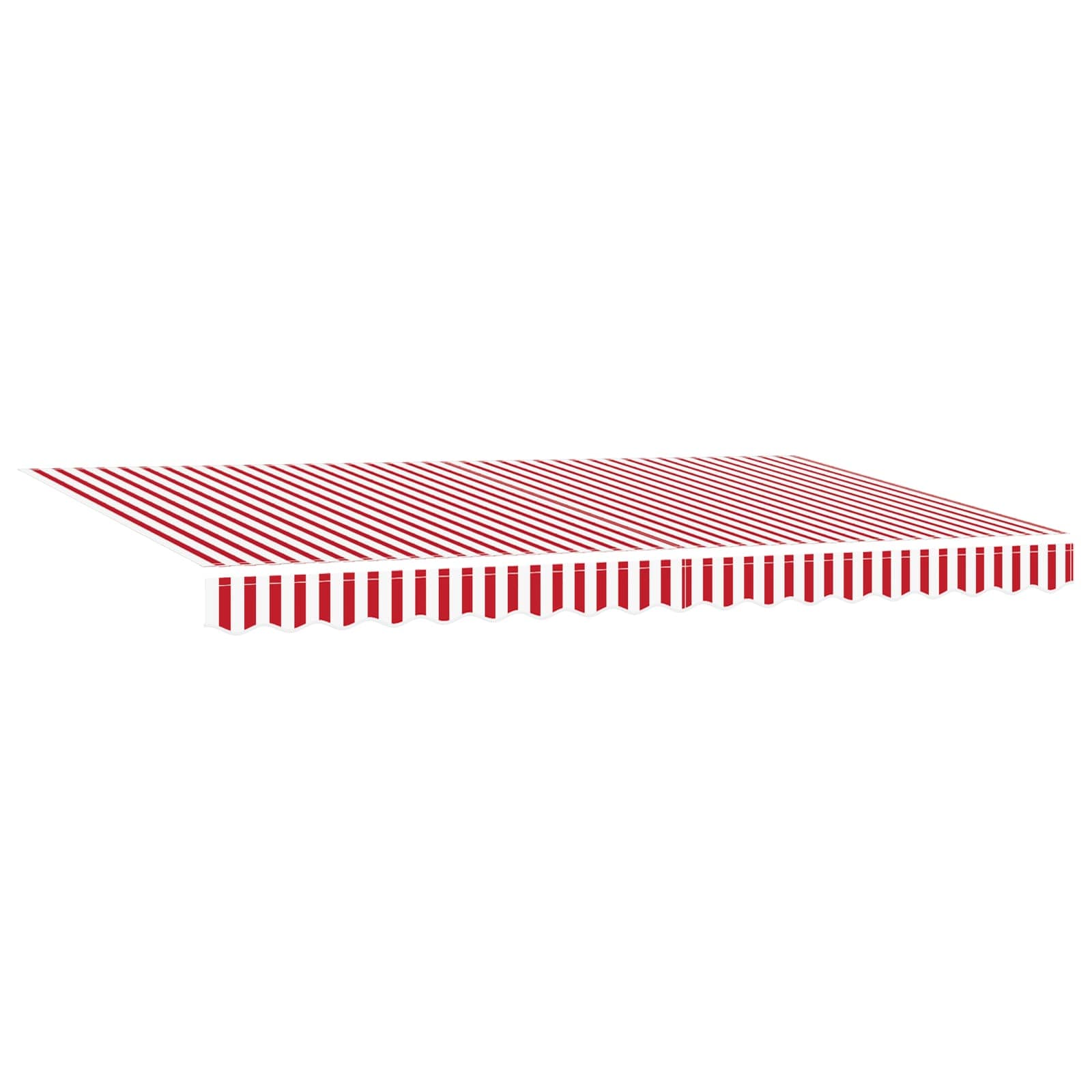 Tenda retrattile Rosso 400 x 200 cm Tessuto