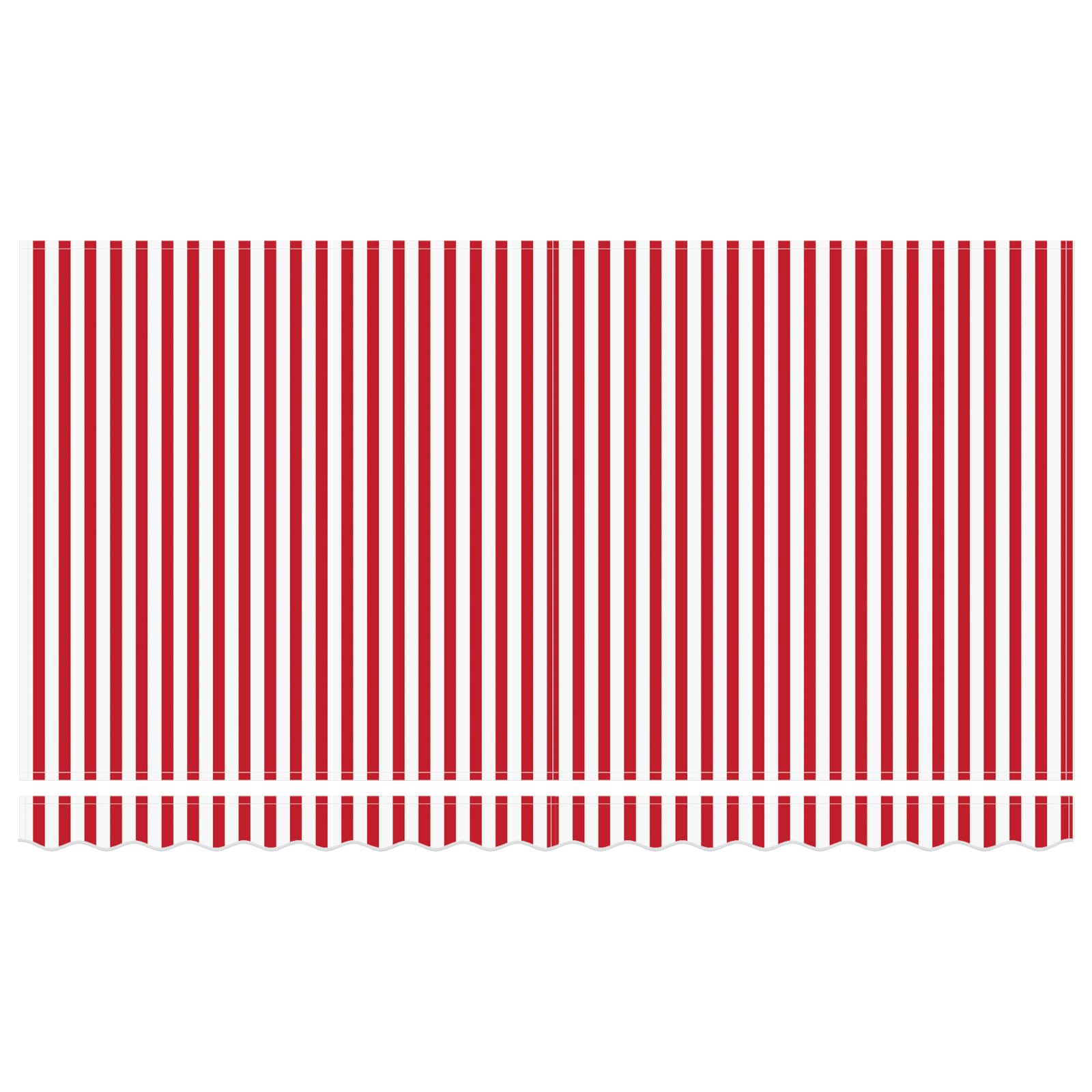 Tenda retrattile Rosso 400 x 200 cm Tessuto