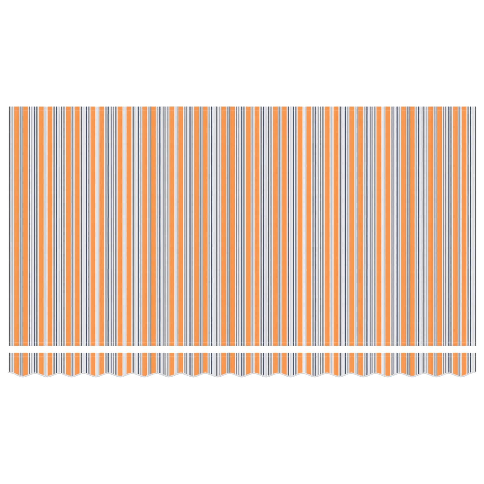 Tenda retrattile Multicolore 400 x 200 cm Tessuto