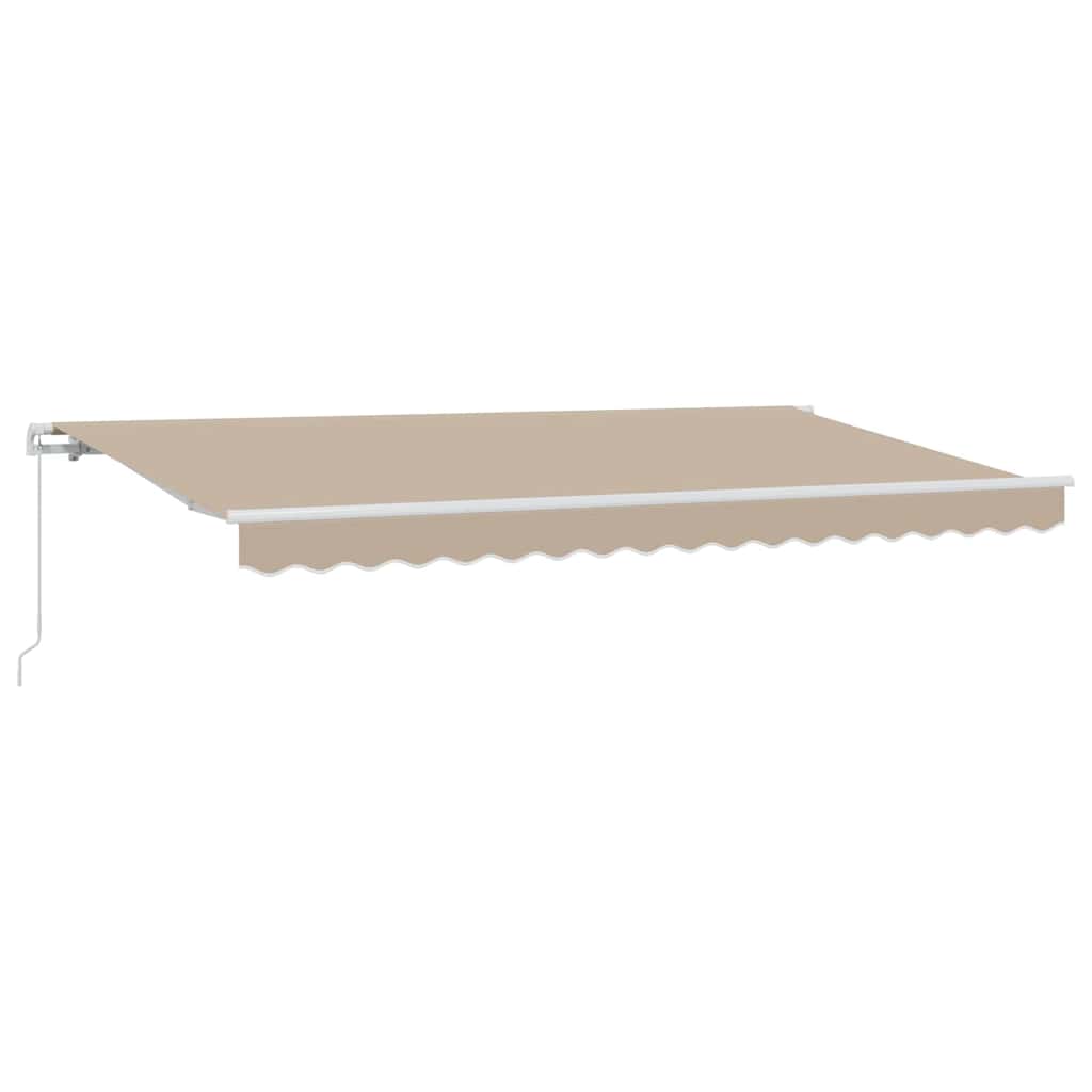 Tenda retrattile Beige 400 x 200 cm Tessuto