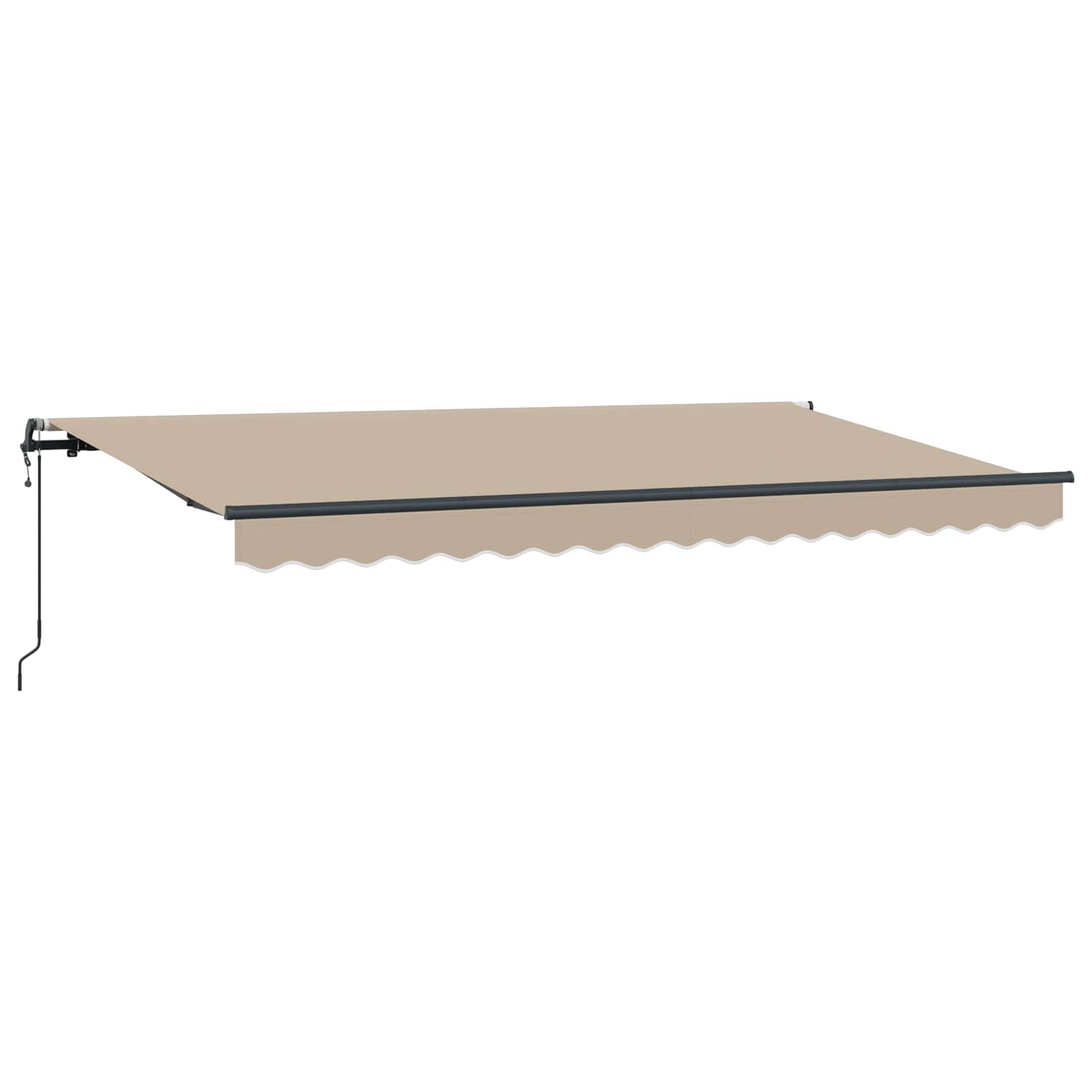Tenda retrattile Beige 400 x 200 cm Tessuto