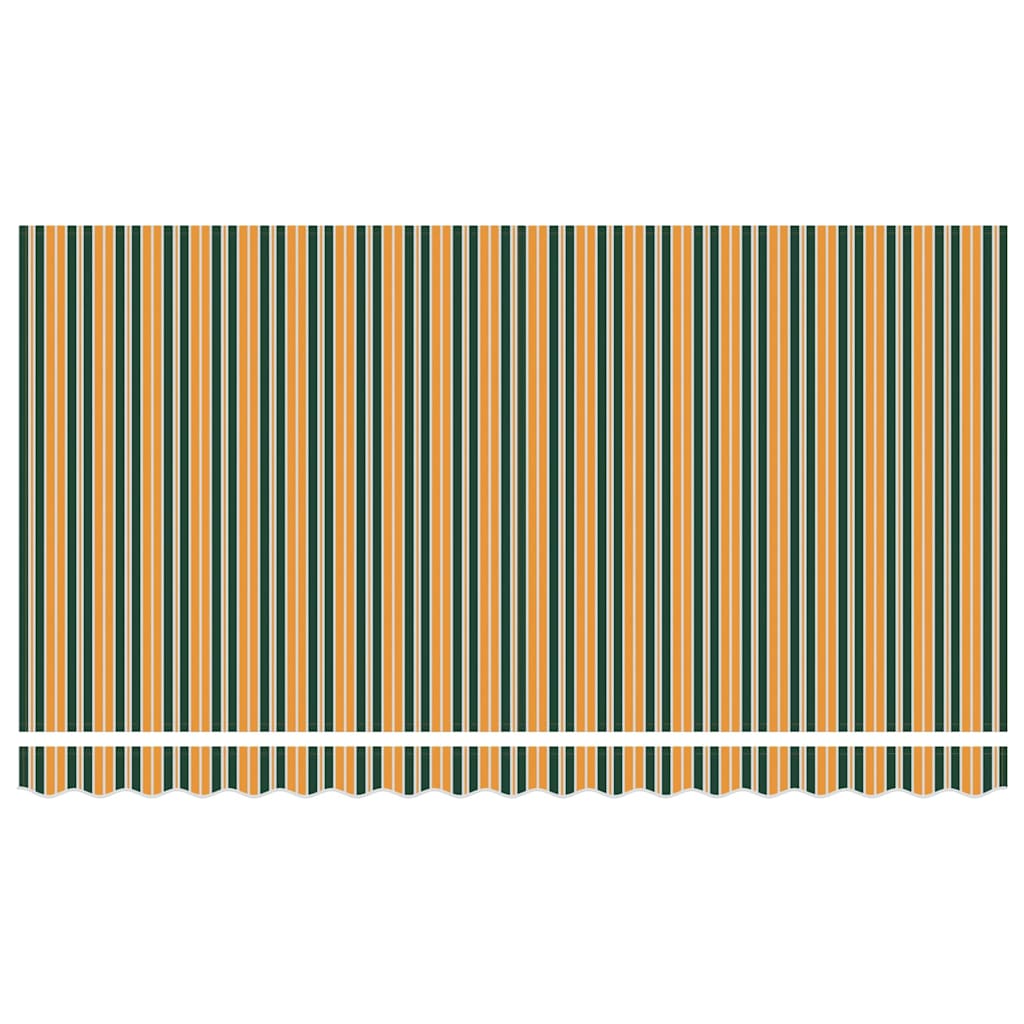 Struttura della tenda Verde e Giallo 400 x 200 cm