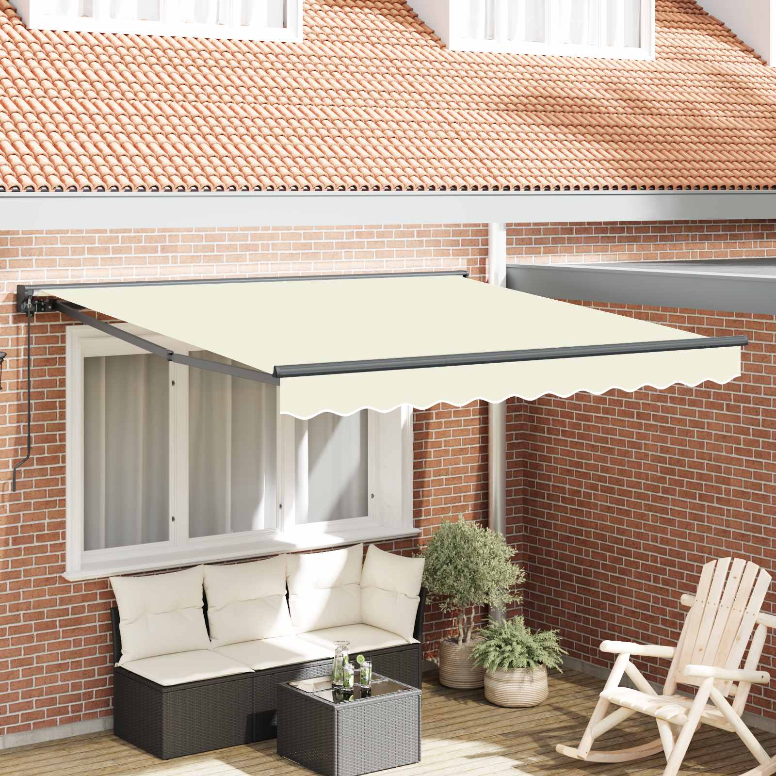 Struttura della tenda Crema 300 x 250 cm