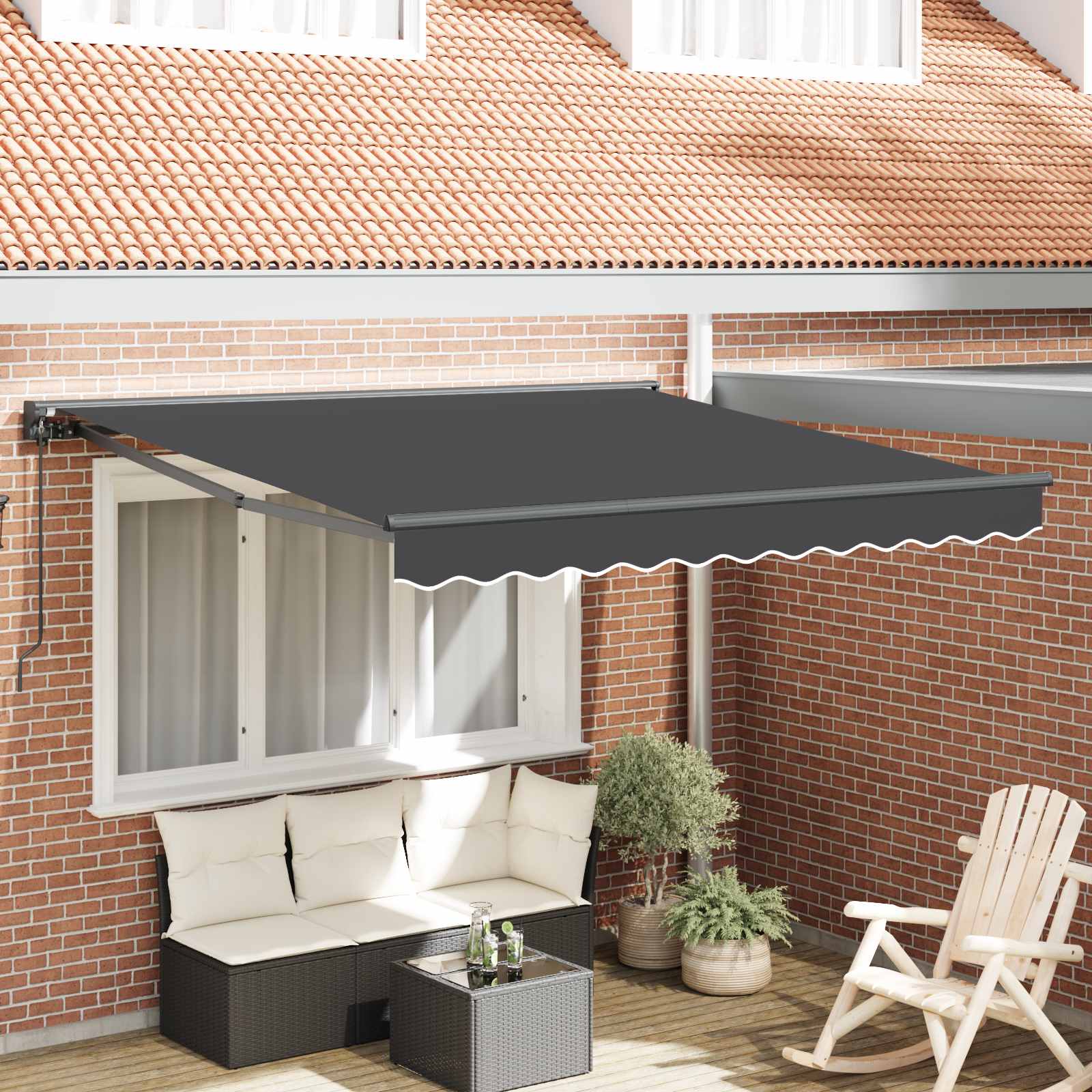 Struttura della tenda Antracite 300 x 250 cm