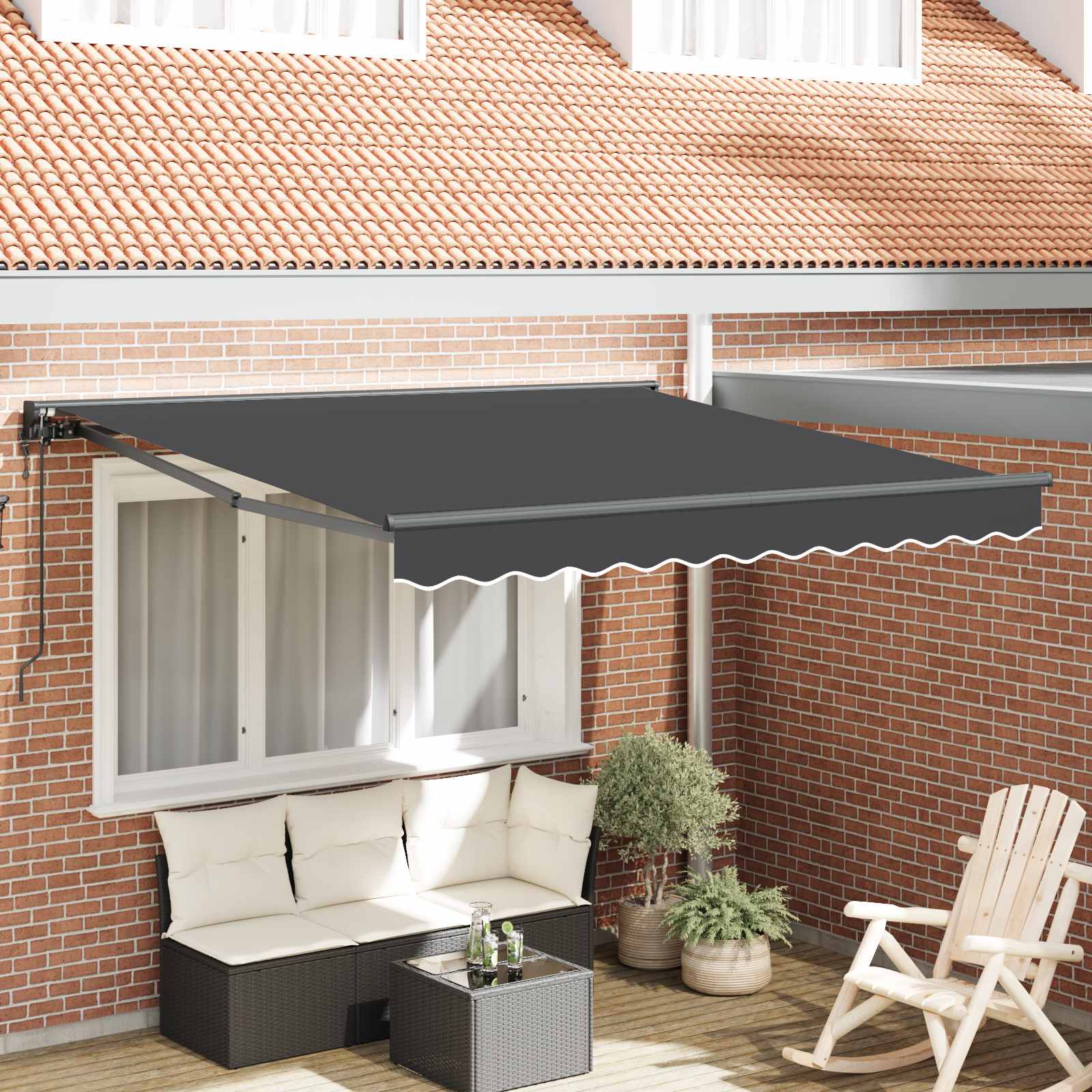 Struttura della tenda Antracite 300 x 250 cm