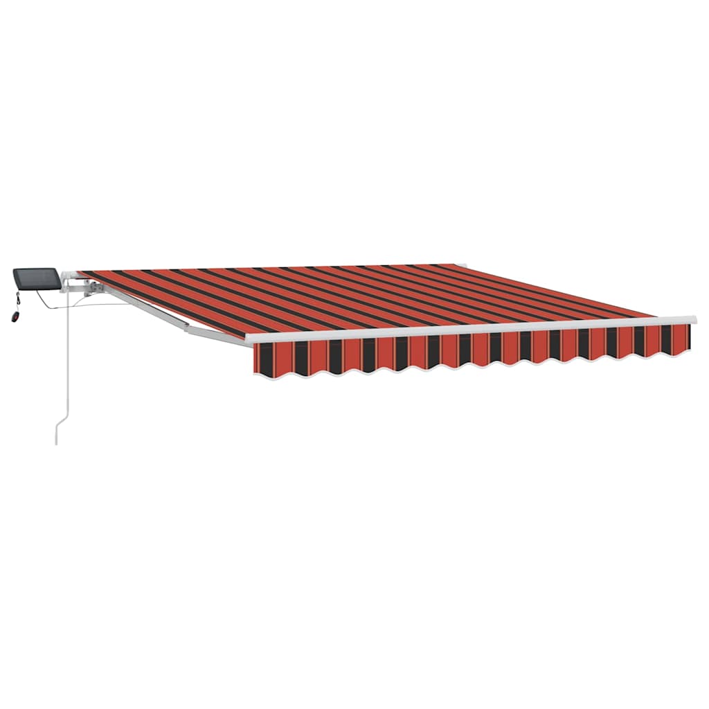 Tenda retrattile arancione e marrone 300 x 250 cm