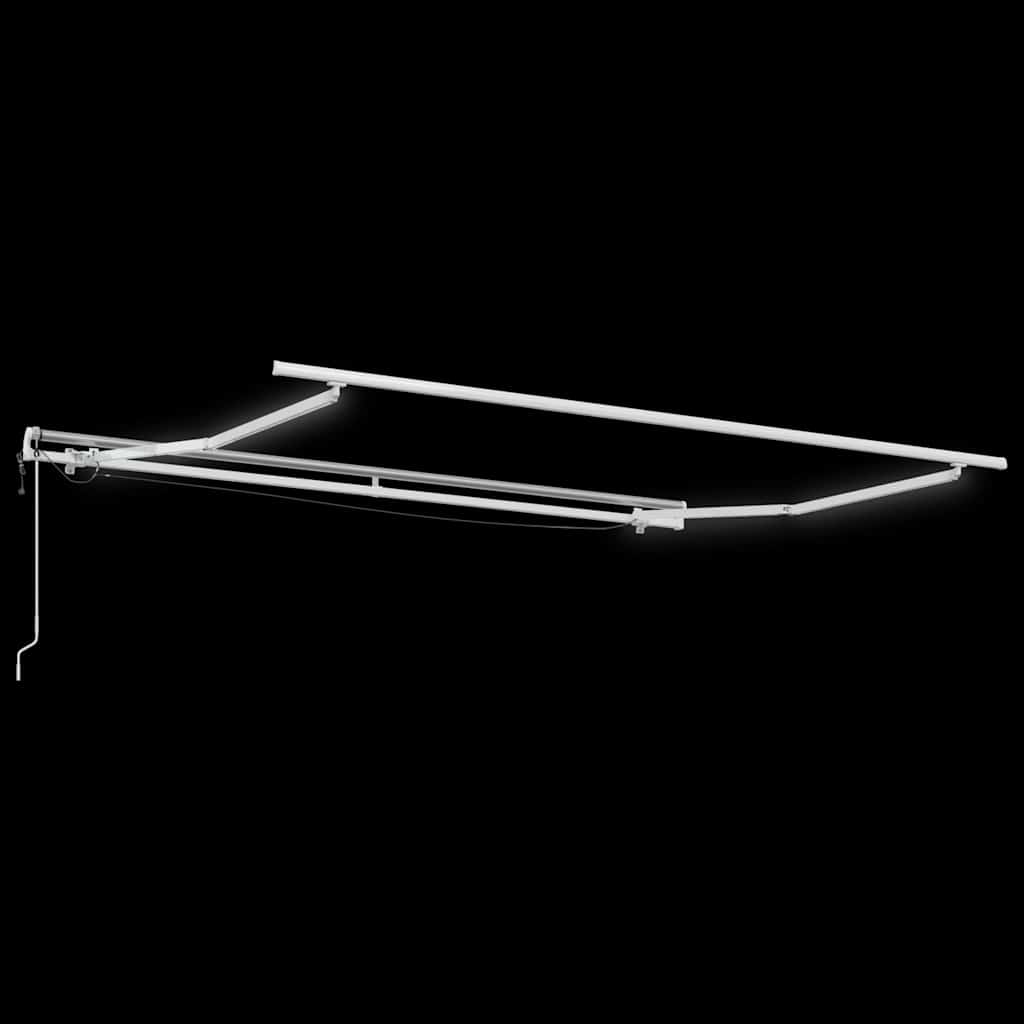 Tenda retrattile Arancione e Marrone 300 x 250 cm Poliestere