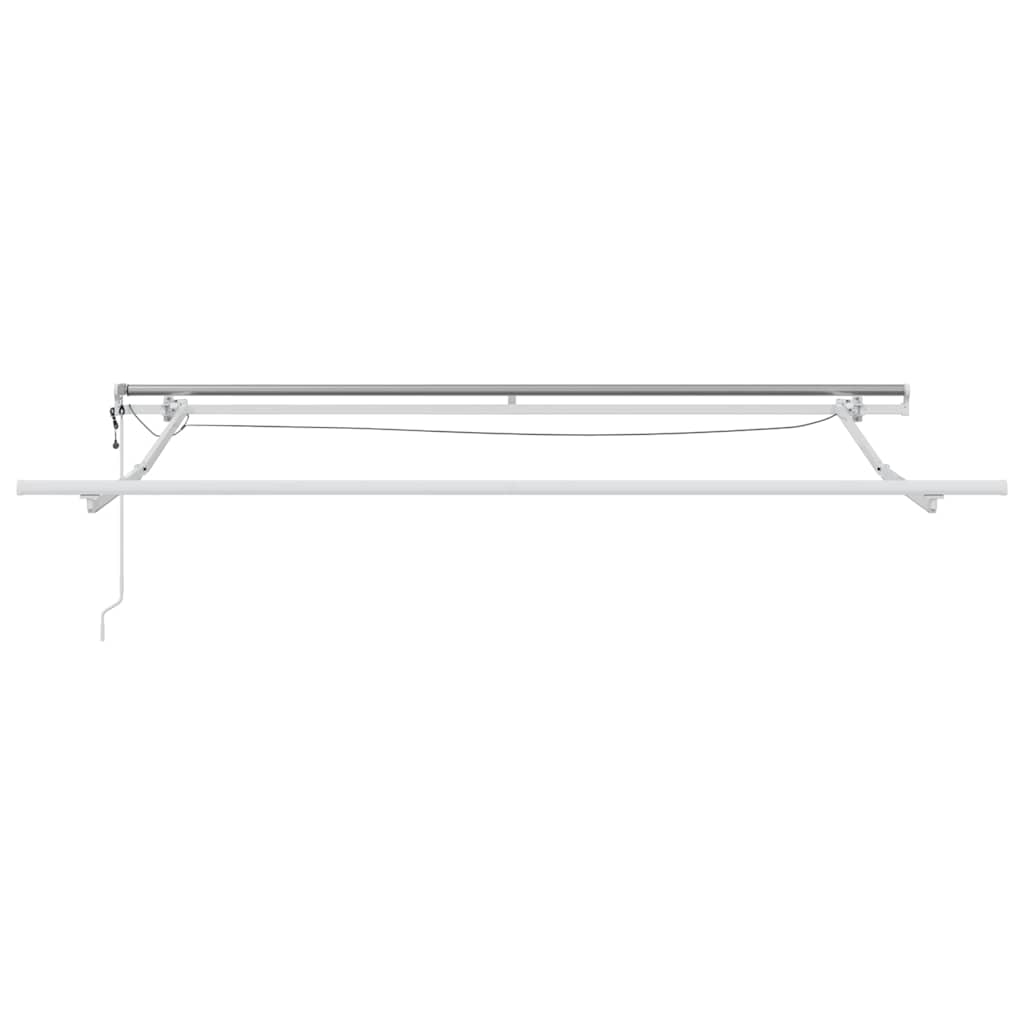 Tenda retrattile Arancione e Marrone 300 x 250 cm Poliestere