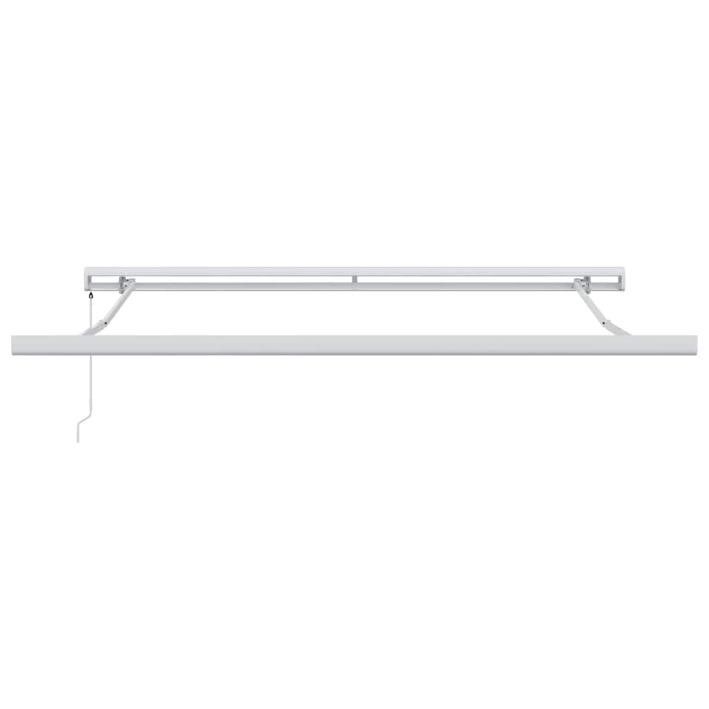 Tenda retrattile Rosso e Nero 300 x 250 cm Tela e Alluminio