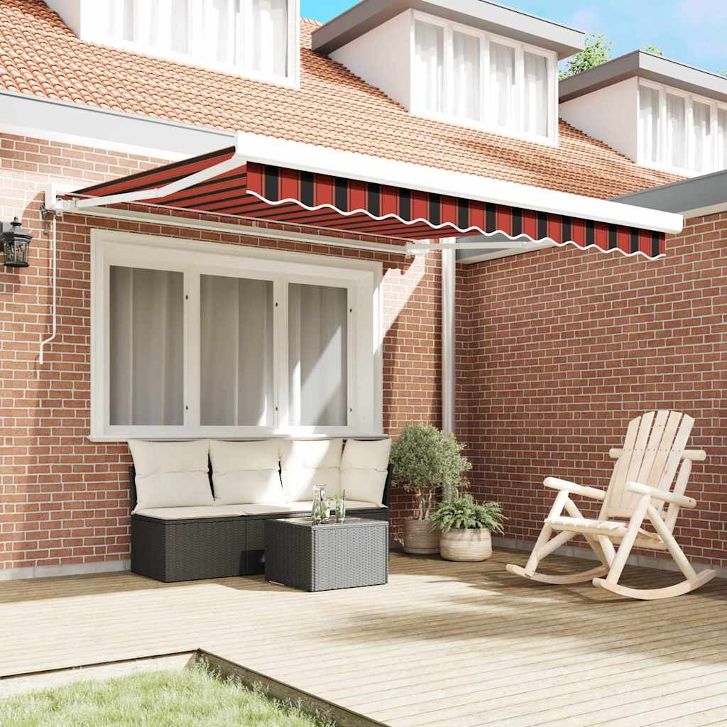 Tenda retrattile Arancione e Marrone 300 x 250 cm