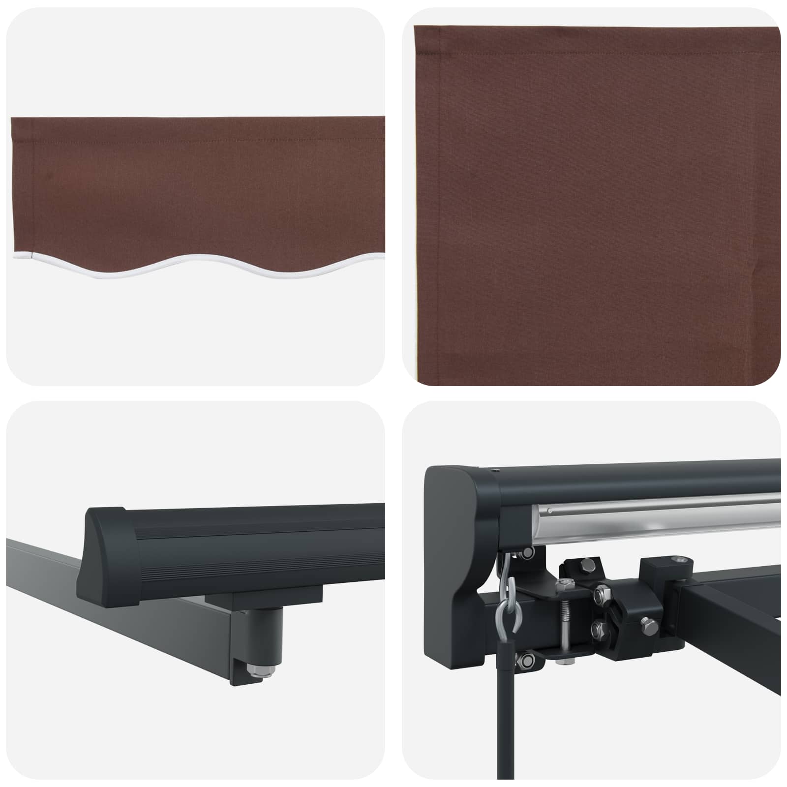 Struttura della tenda Marrone 300 x 250 cm