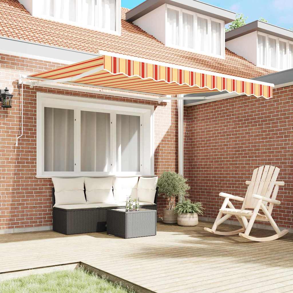 Tenda retrattile Giallo e Arancione 300 x 250 cm