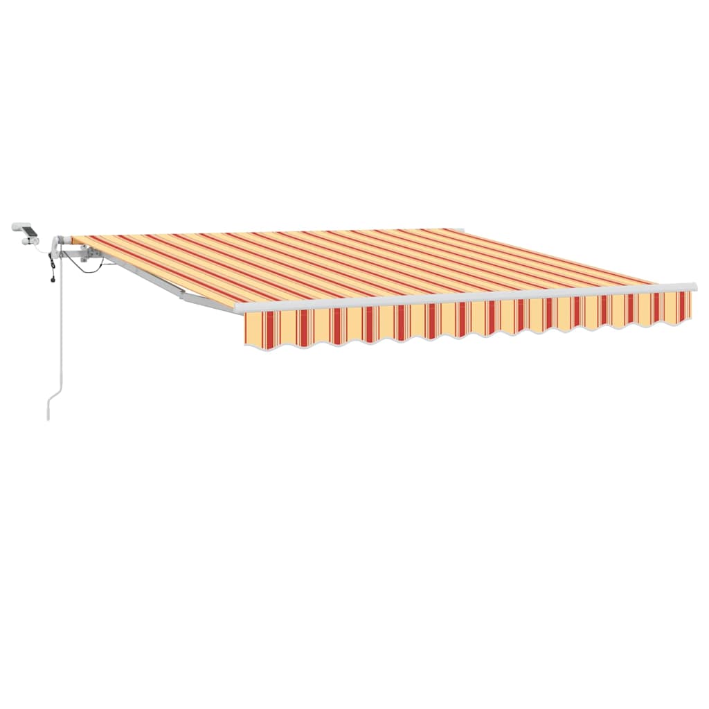 Tenda retrattile Giallo e Arancione 300 x 250 cm Poliestere