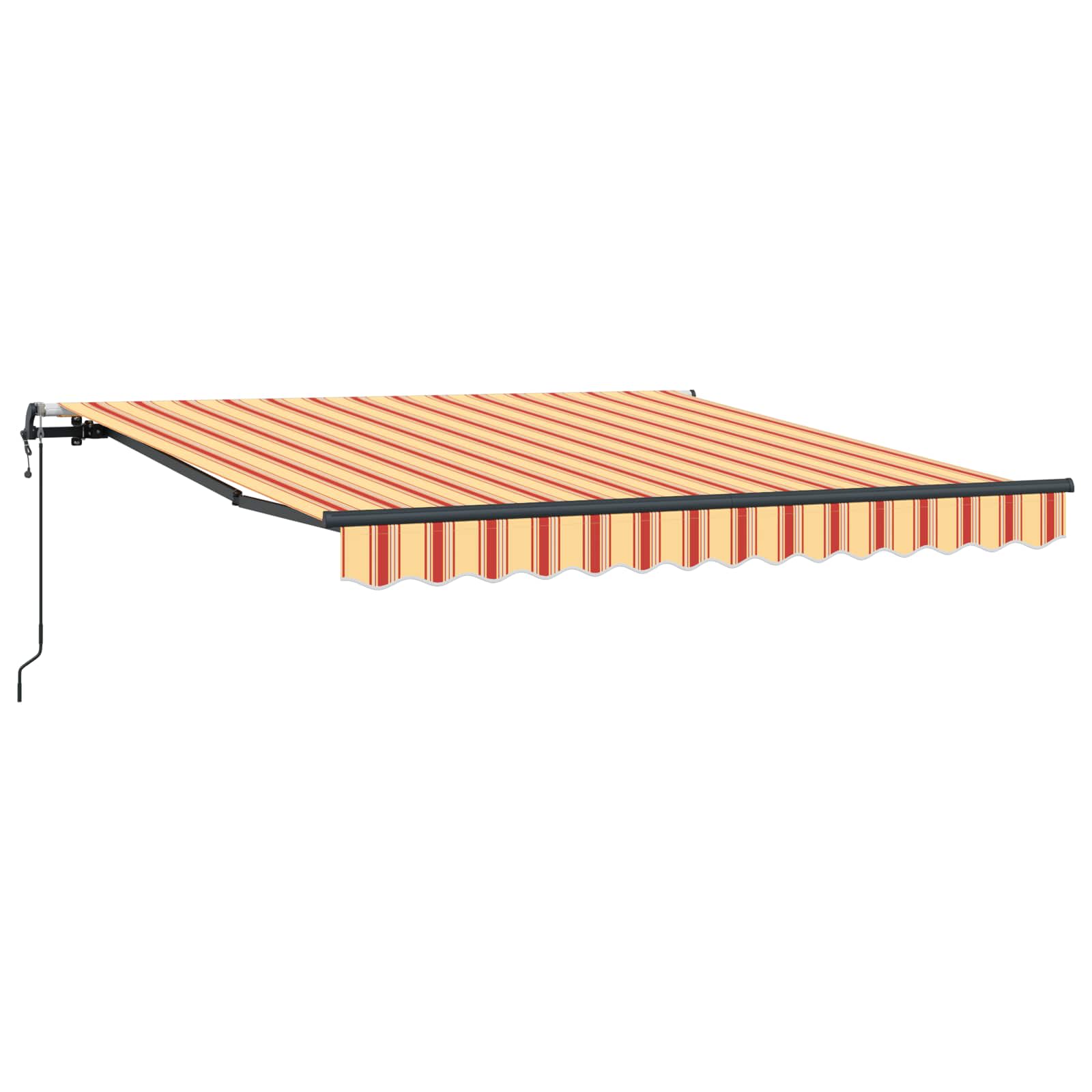 Tenda retrattile Giallo e Arancione 300 x 250 cm