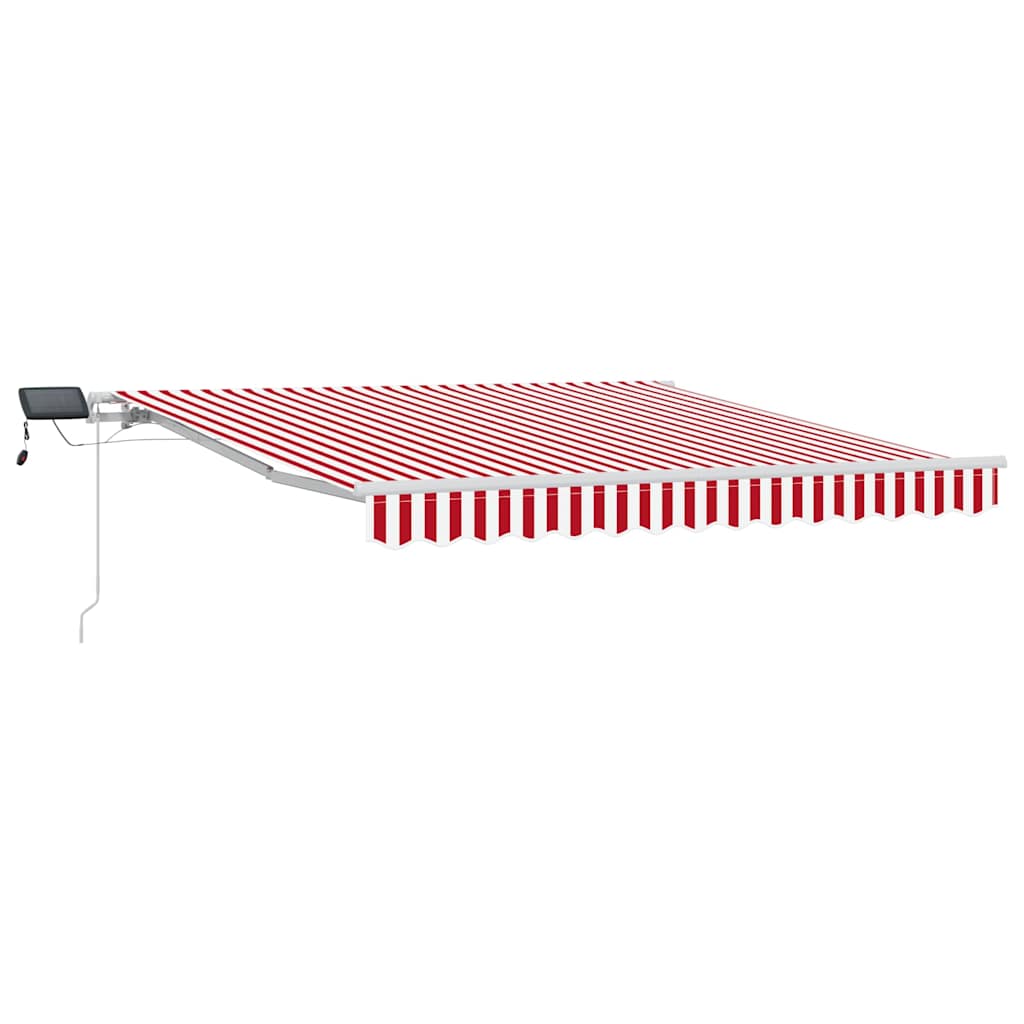 Tenda retrattile Rosso e Bianco 300 x 250 cm