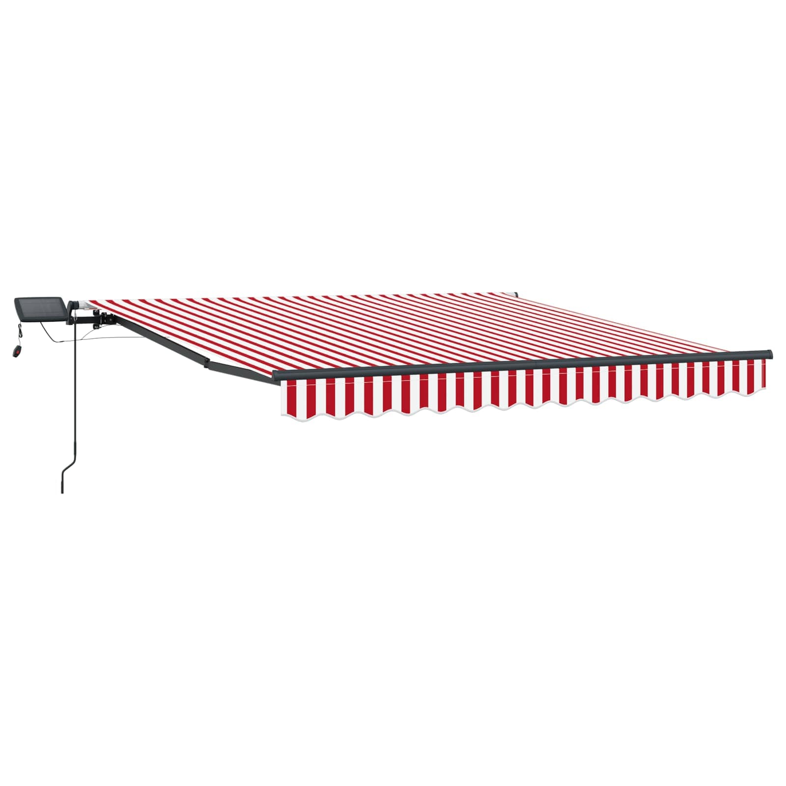 Tenda retrattile Rosso e Bianco 300 x 250 cm