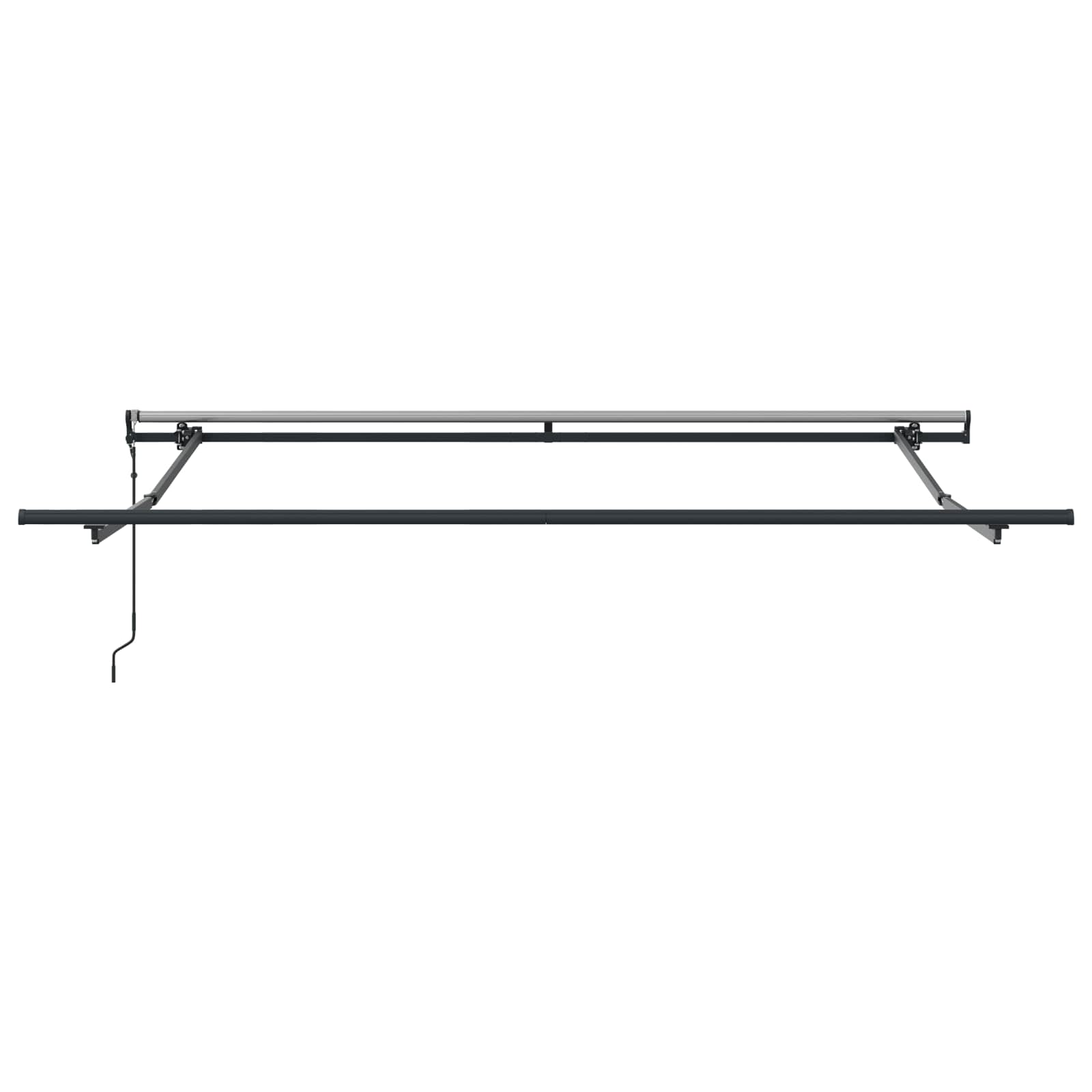 Tenda retrattile Multicolore 300 x 250 cm Tessuto e Alluminio