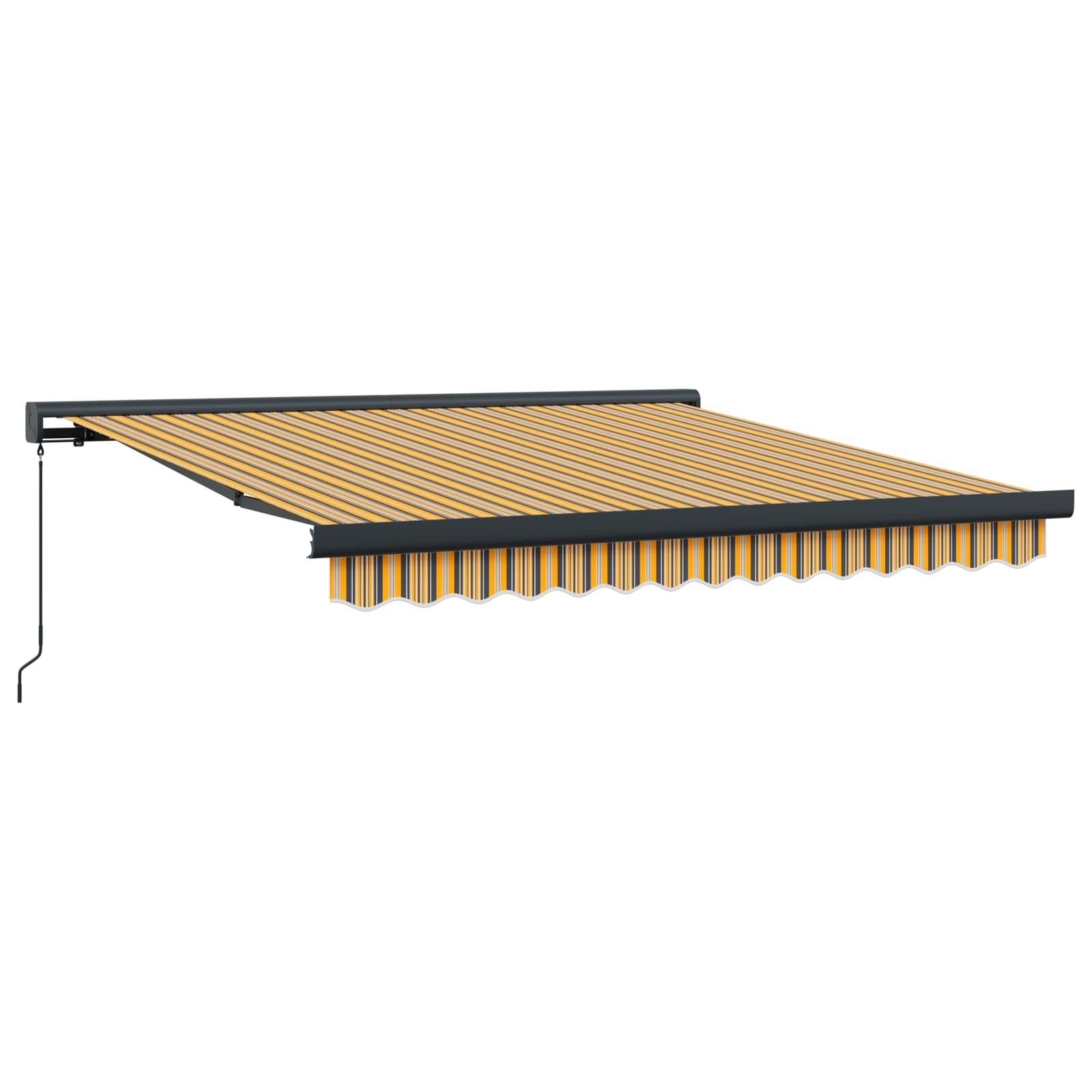 Tenda retrattile Multicolore 300 x 250 cm Tela e Alluminio