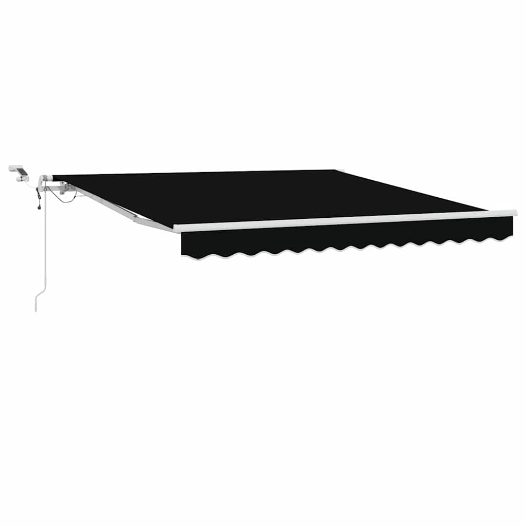 Tenda retrattile Nero 300 x 250 cm Poliestere