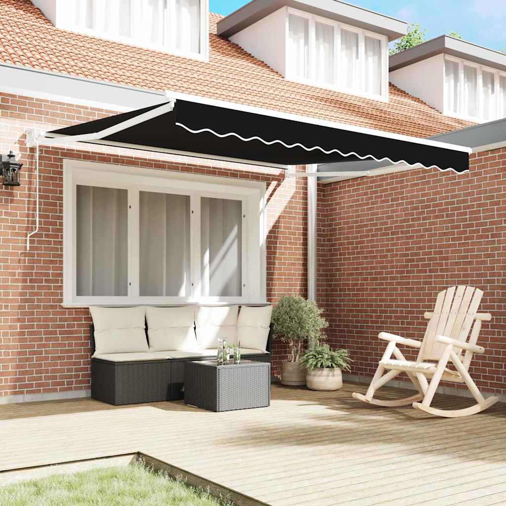 Tenda retrattile Nero 300 x 250 x 165 cm Poliestere e Metallo