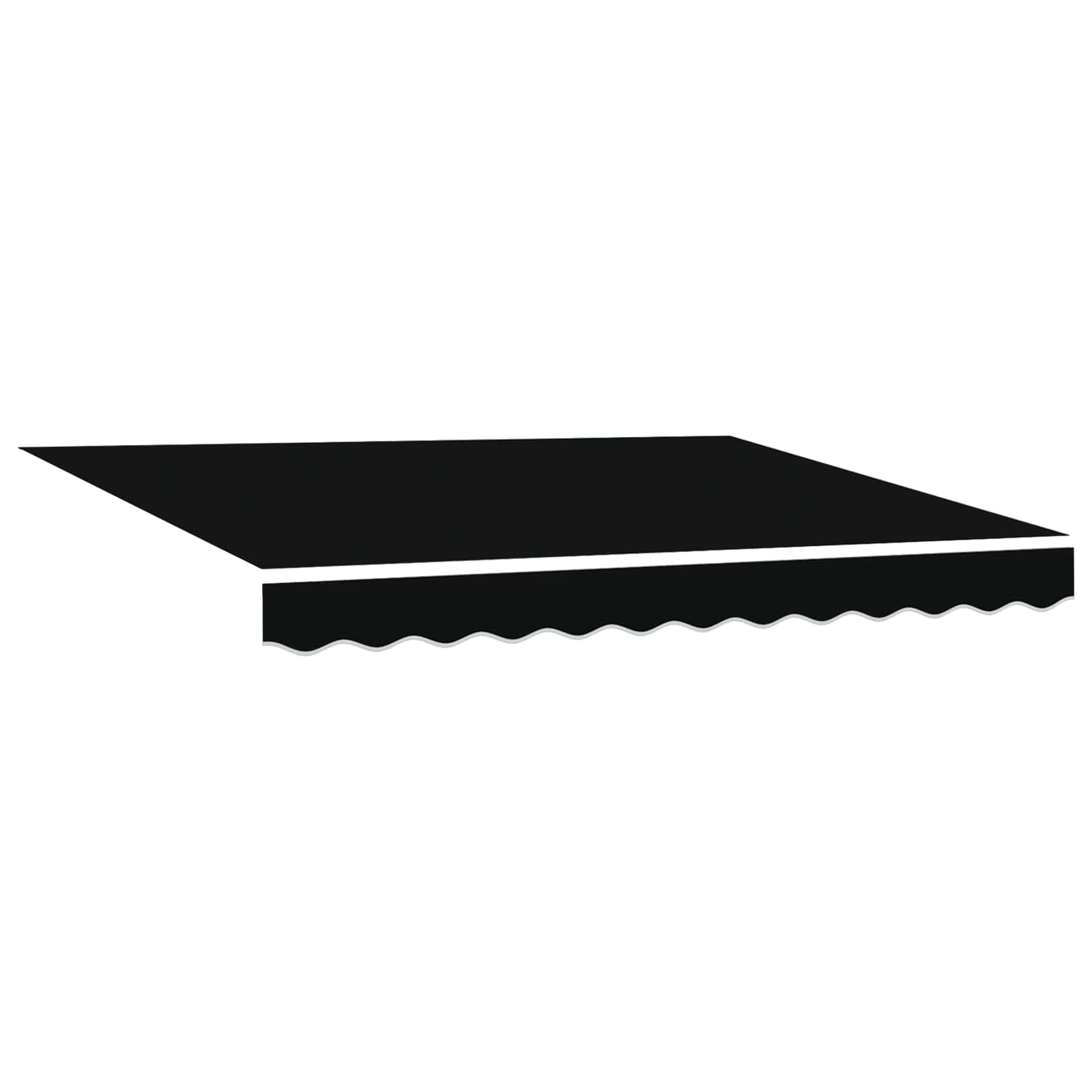 Struttura della tenda Nero 300 x 250 cm