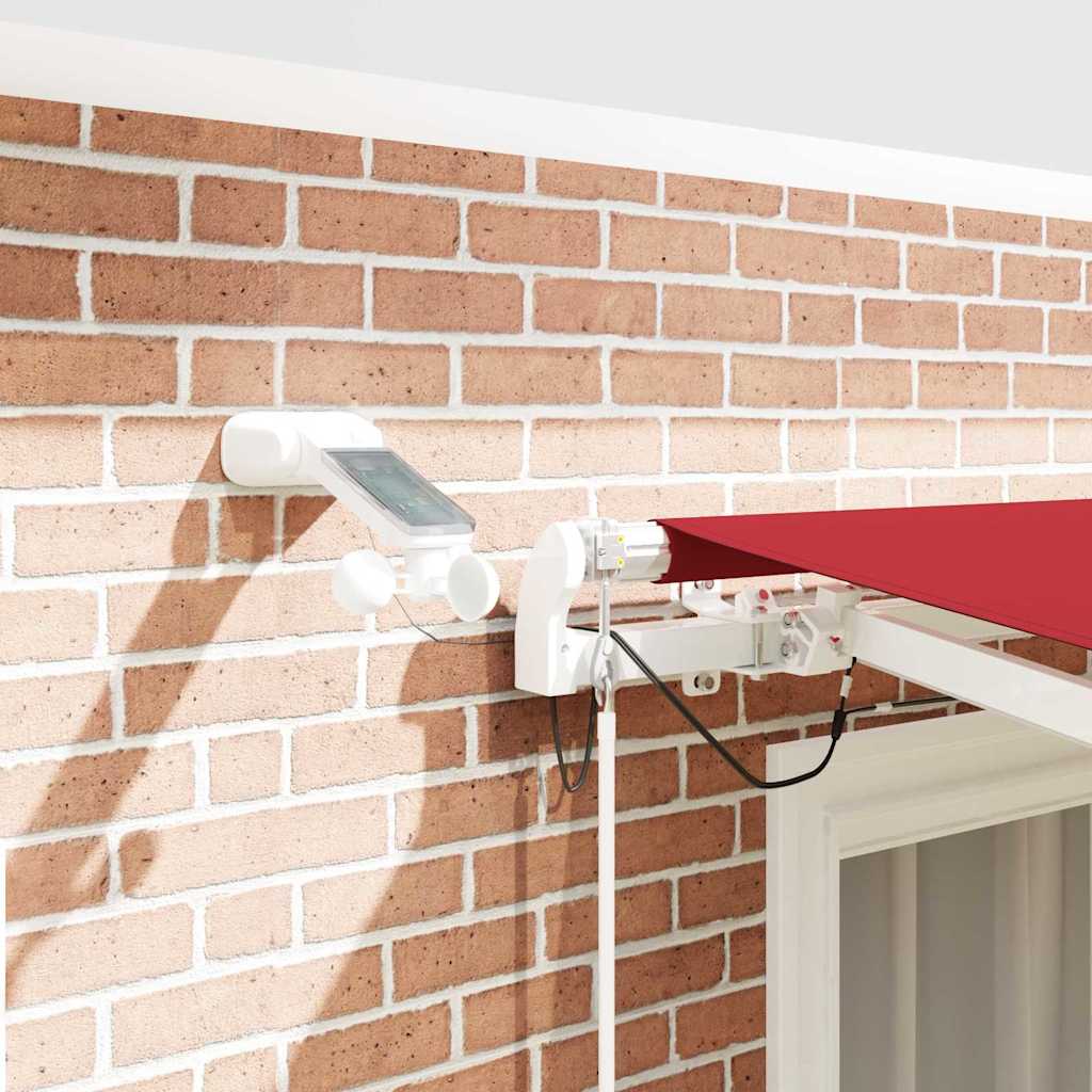 Tenda retrattile Rosso 300 x 250 cm Poliestere