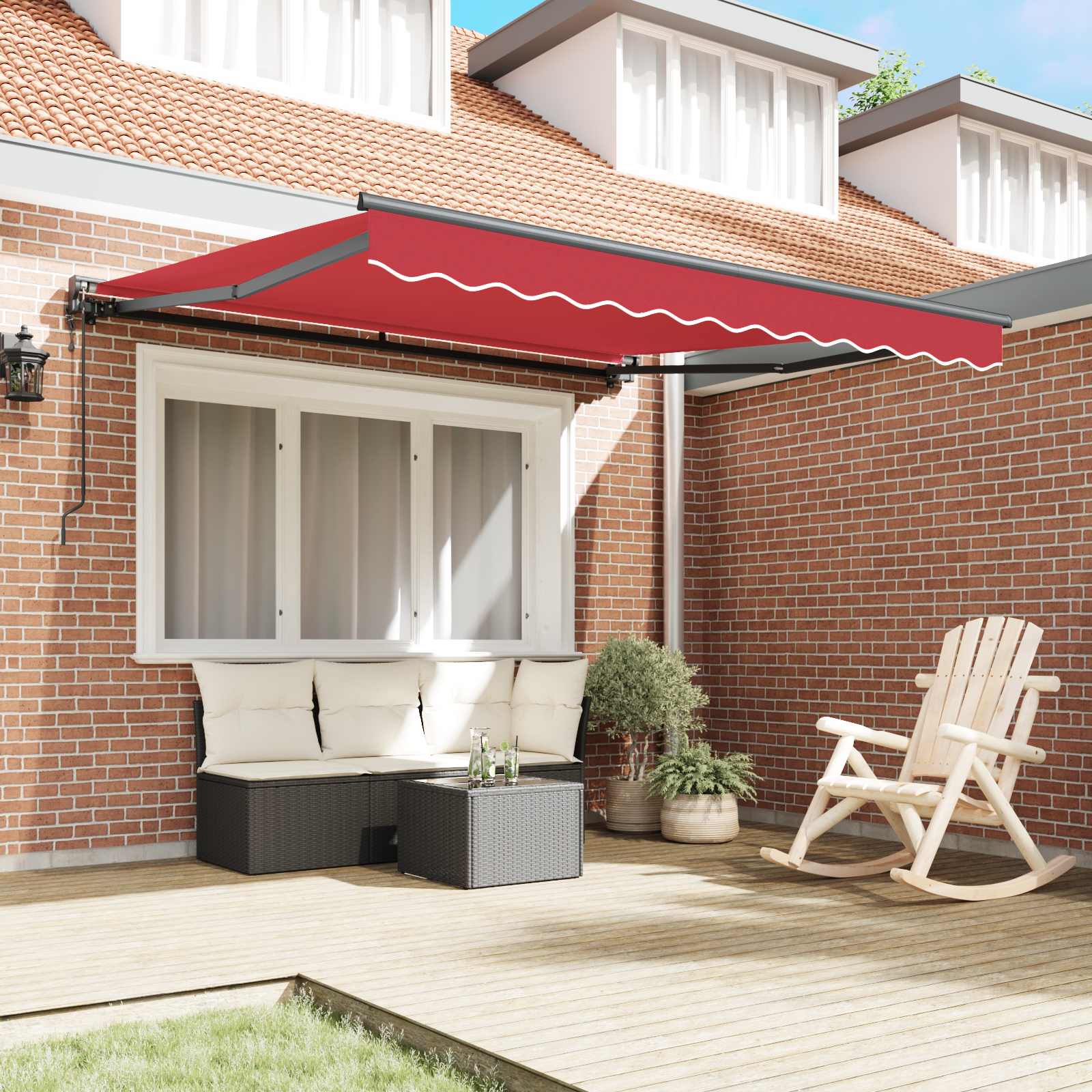 Struttura della tenda Rosso 300 x 250 cm
