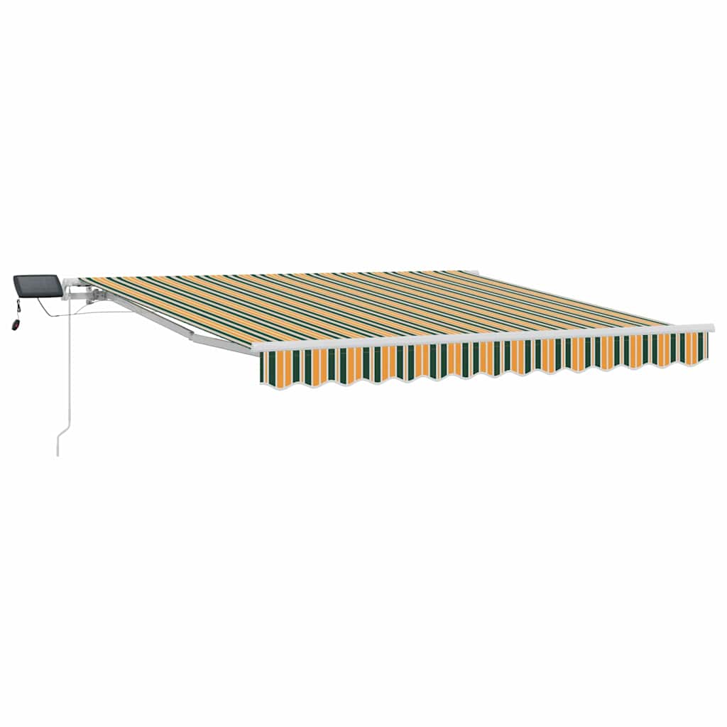 Tenda retrattile Verde e giallo 300 x 250 cm
