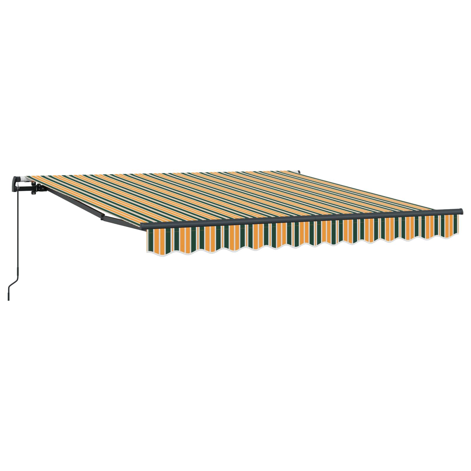 Tenda retrattile Verde e giallo 300 x 250 cm