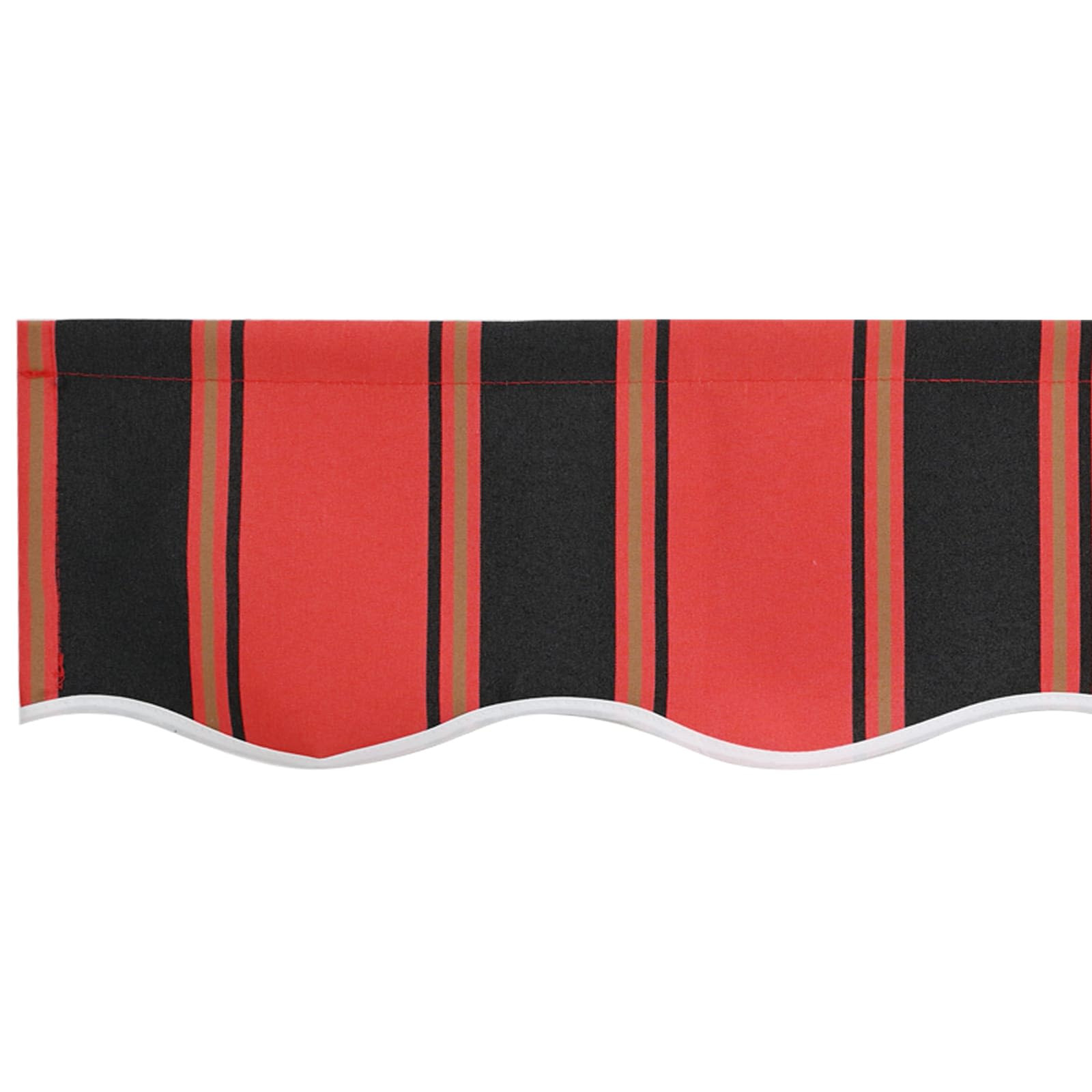 Tenda retrattile arancione e marrone 350 x 250 cm